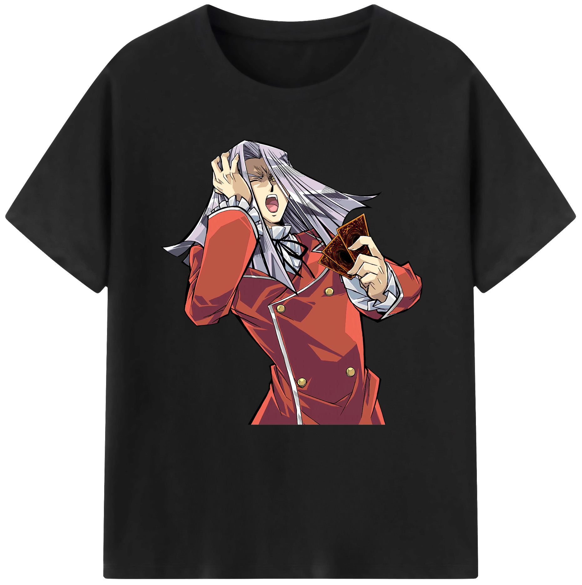 （画像用） 遊☆戯☆王 Yu-Gi-Oh! レディースカジュアルプリントTシャツ（綿100％）
