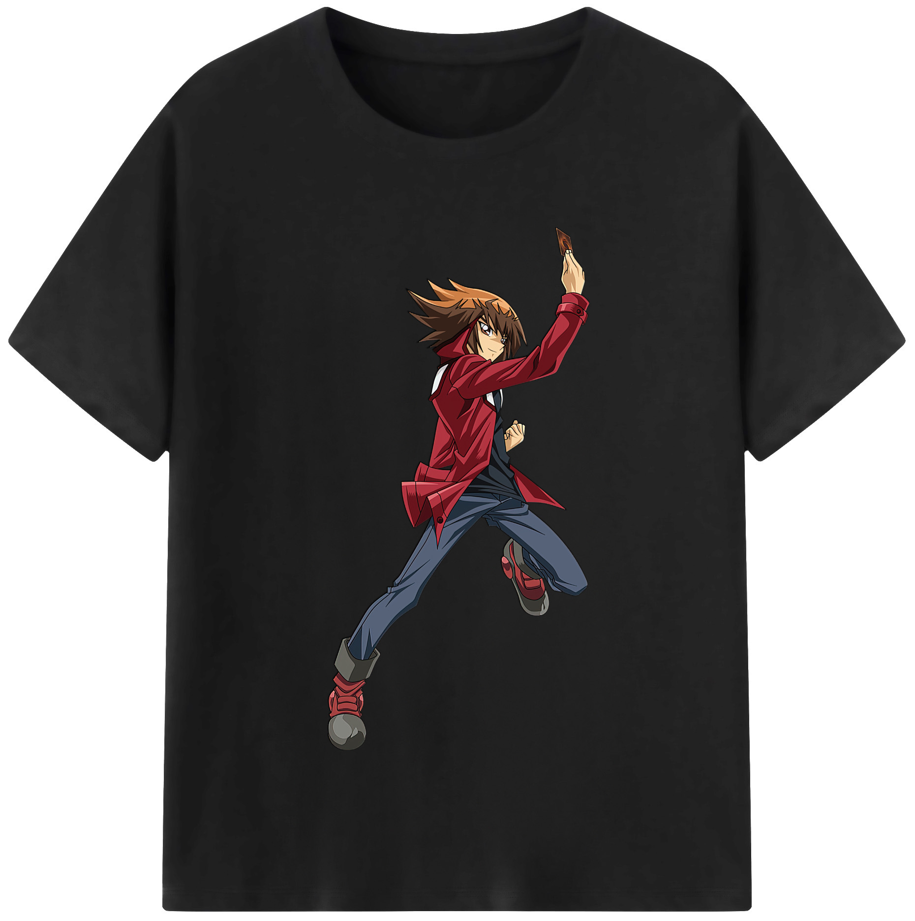 （画像用） 遊☆戯☆王 Yu-Gi-Oh! レディースカジュアルプリントTシャツ（綿100％）