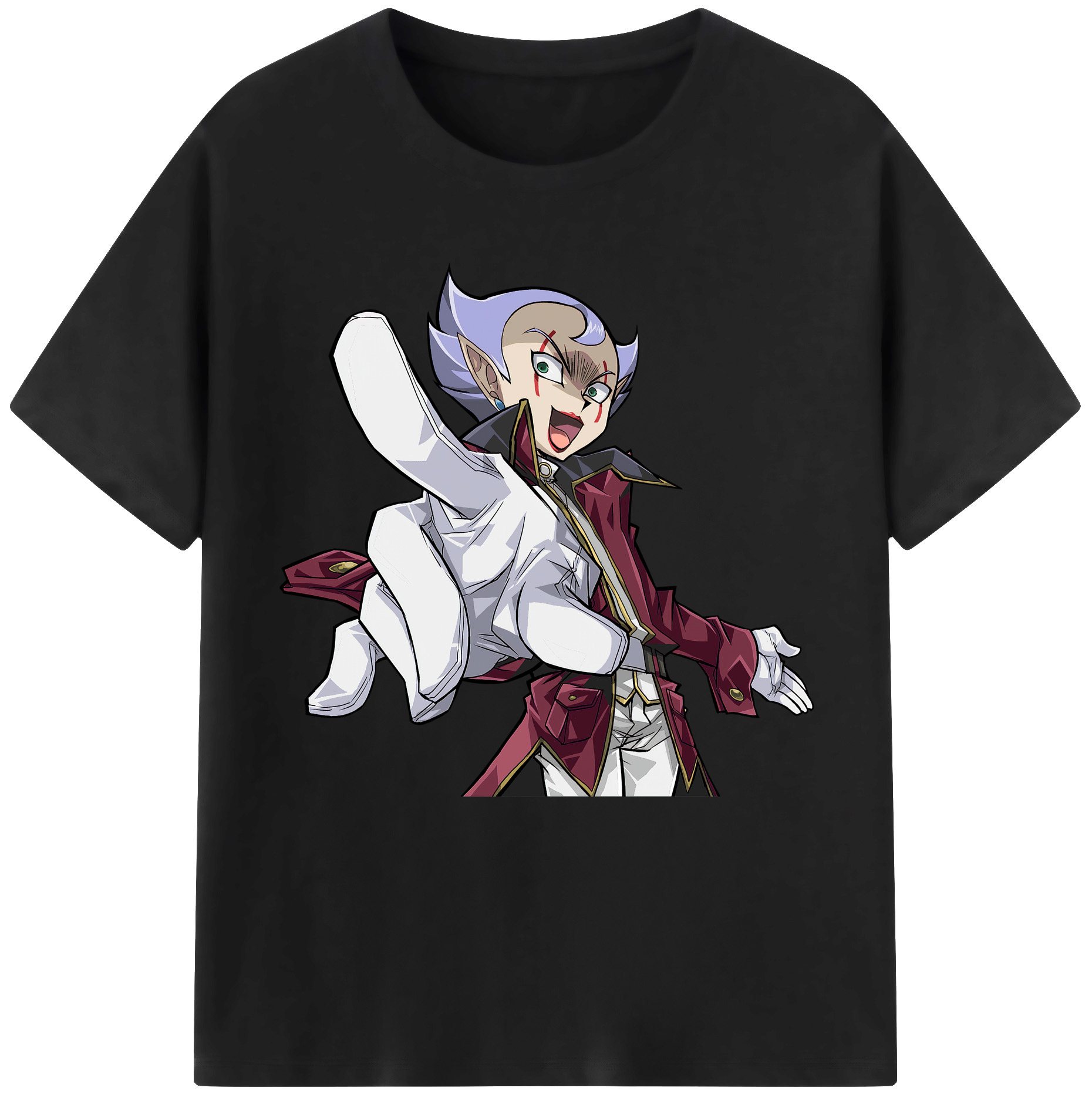 （画像用） 遊☆戯☆王 Yu-Gi-Oh! レディースカジュアルプリントTシャツ（綿100％）