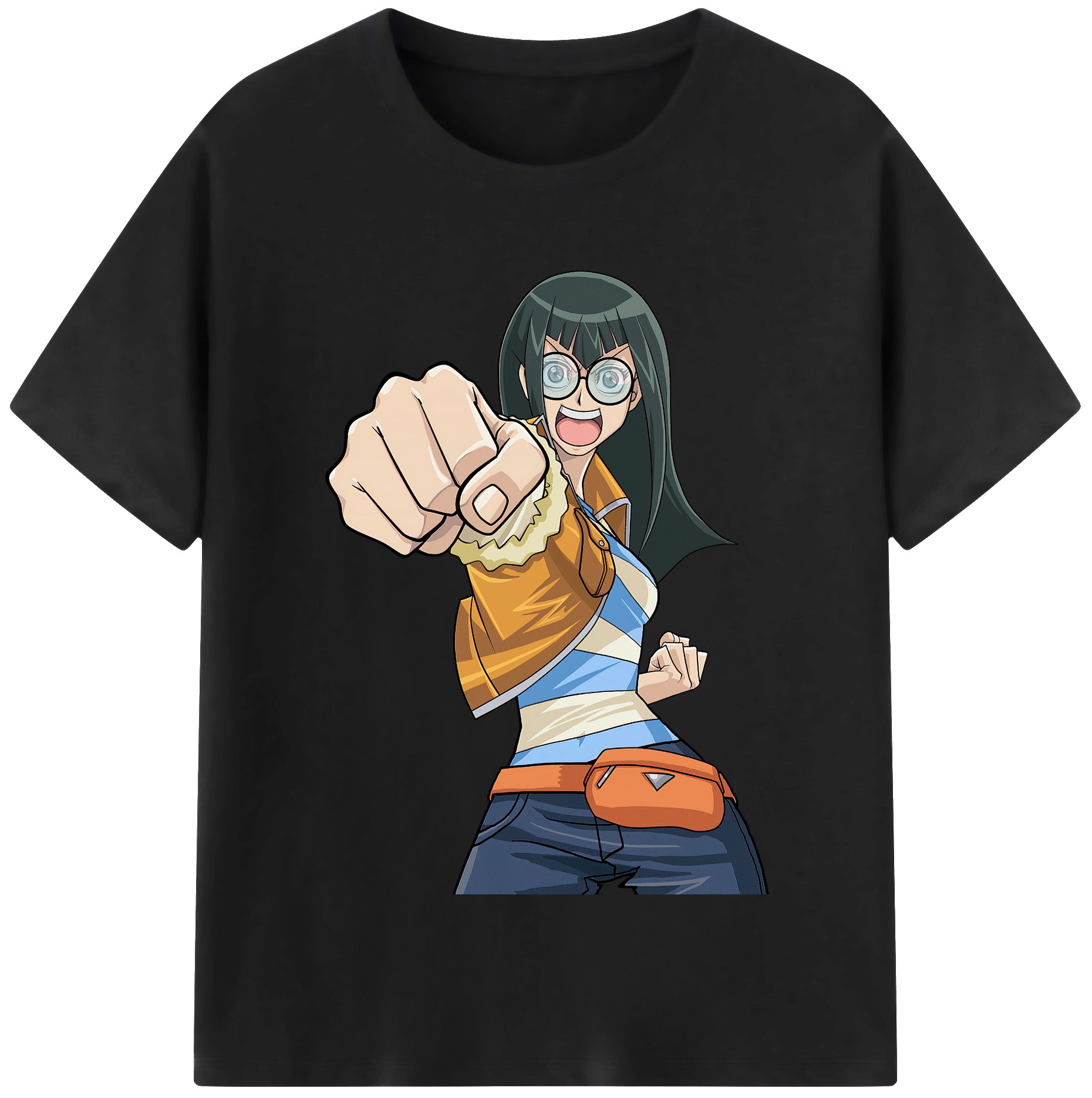 （画像用） 遊☆戯☆王 Yu-Gi-Oh! レディースカジュアルプリントTシャツ（綿100％）
