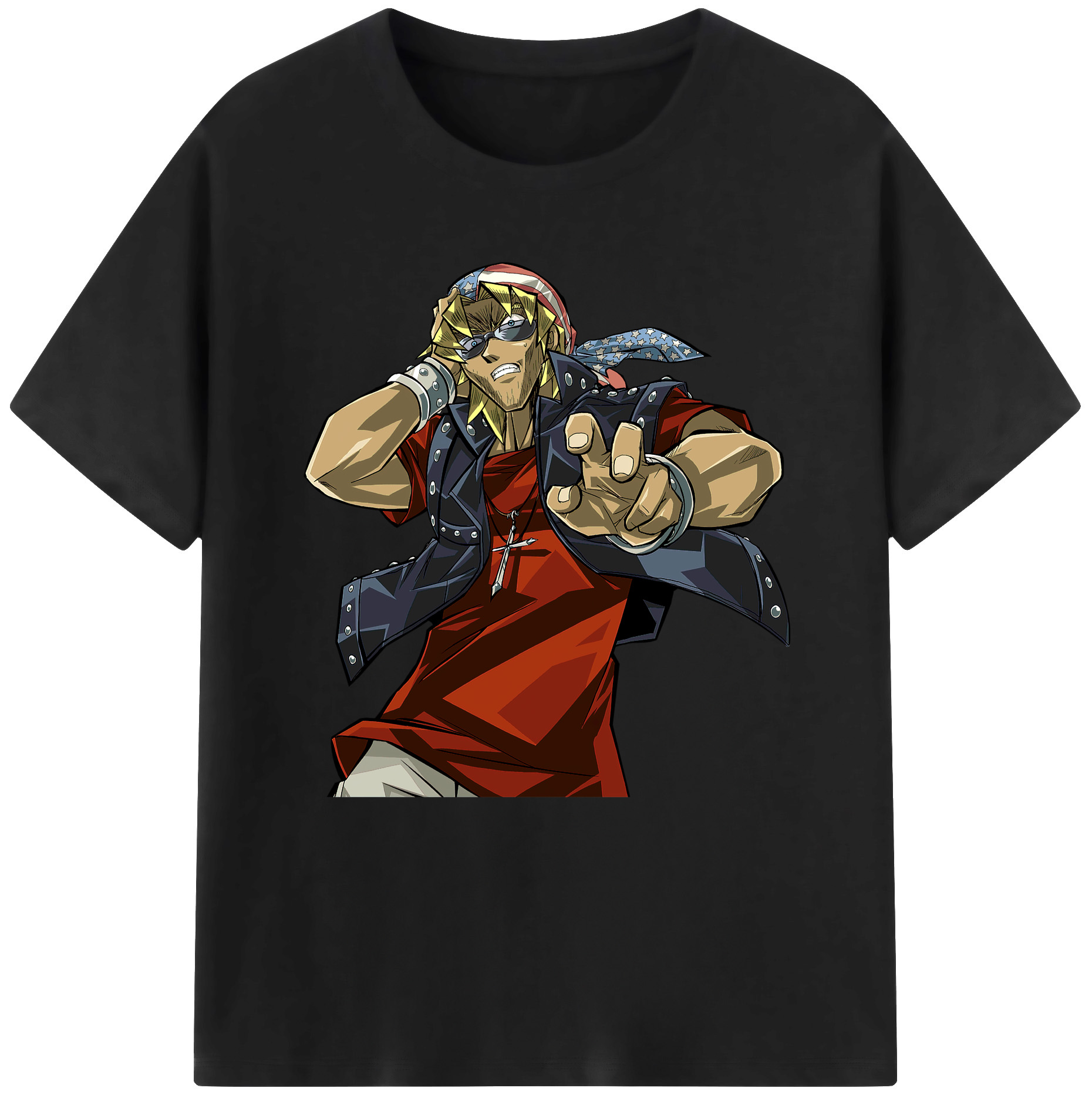 （画像用） 遊☆戯☆王 Yu-Gi-Oh! レディースカジュアルプリントTシャツ（綿100％）