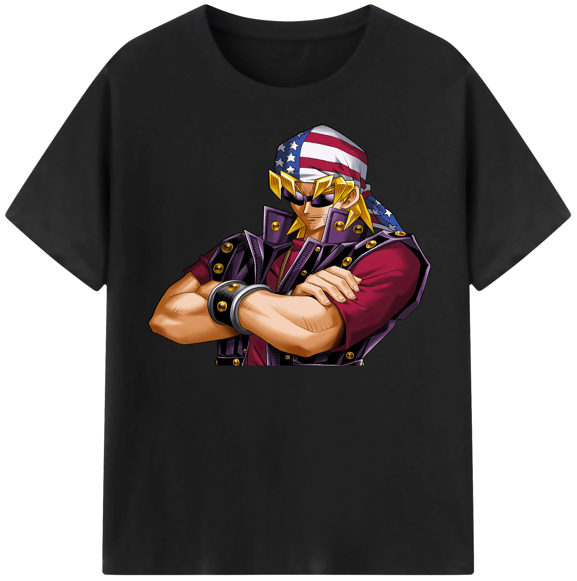 （画像用） 遊☆戯☆王 Yu-Gi-Oh! レディースカジュアルプリントTシャツ（綿100％）