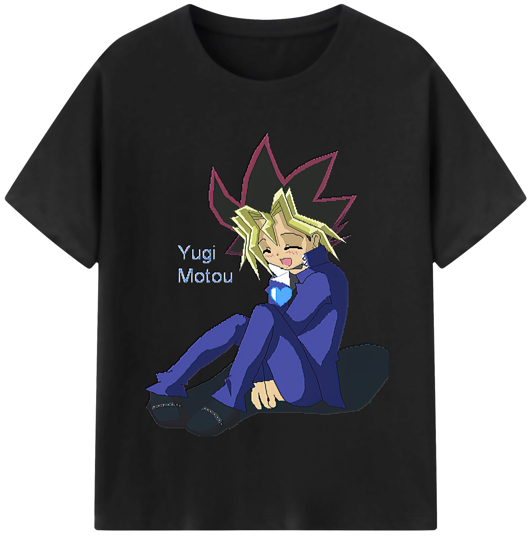 （画像用） 遊☆戯☆王 Yu-Gi-Oh! レディースカジュアルプリントTシャツ（綿100％）
