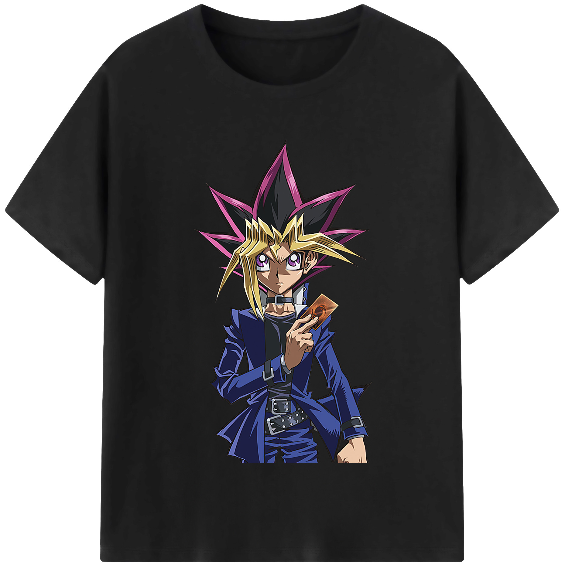 （画像用） 遊☆戯☆王 Yu-Gi-Oh! レディースカジュアルプリントTシャツ（綿100％）