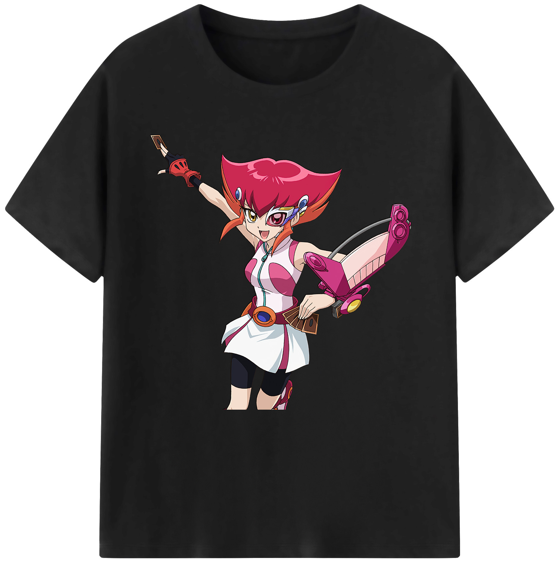 （画像用） 遊☆戯☆王 Yu-Gi-Oh! レディースカジュアルプリントTシャツ（綿100％）