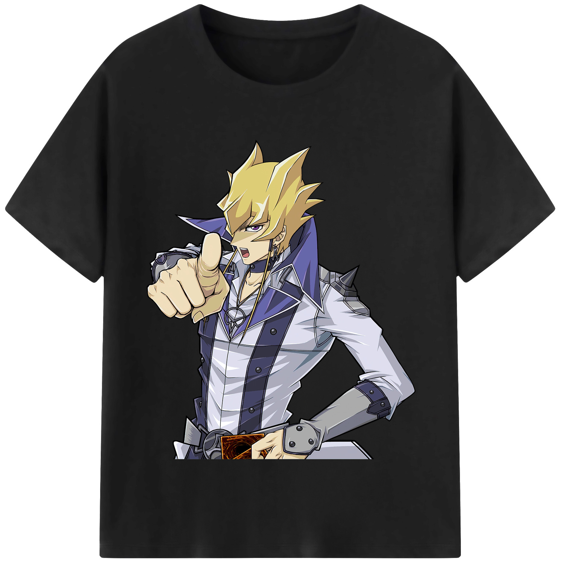 （画像用） 遊☆戯☆王 Yu-Gi-Oh! レディースカジュアルプリントTシャツ（綿100％）
