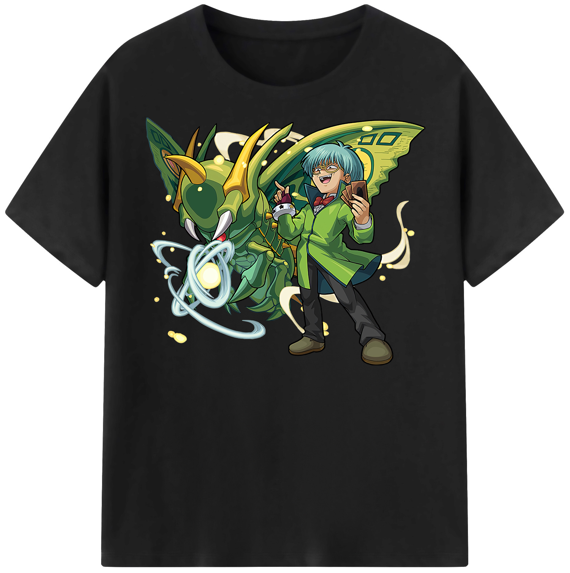 （画像用） 遊☆戯☆王 Yu-Gi-Oh! レディースカジュアルプリントTシャツ（綿100％）