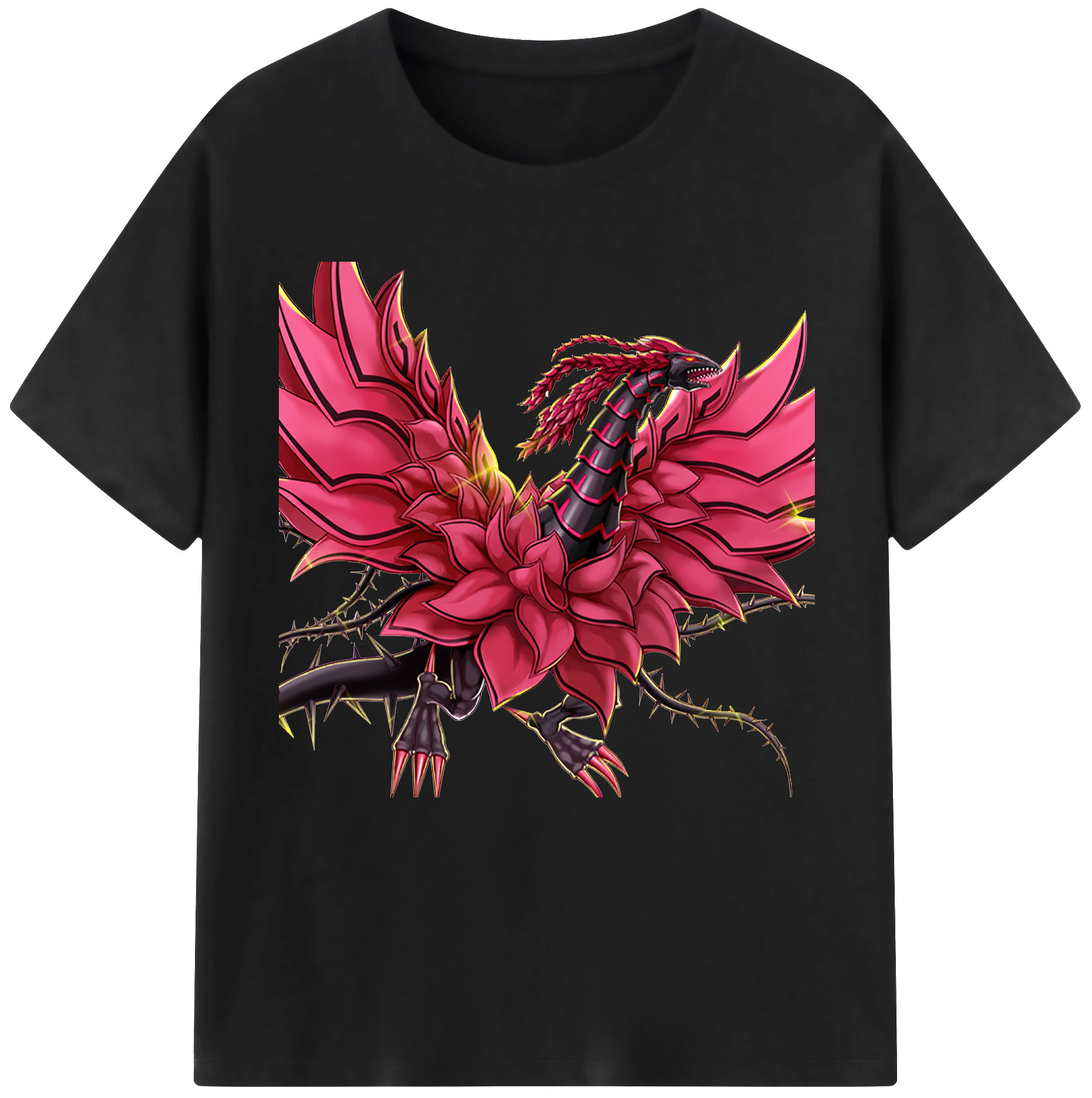 （画像用） 遊☆戯☆王 Yu-Gi-Oh! レディースカジュアルプリントTシャツ（綿100％）
