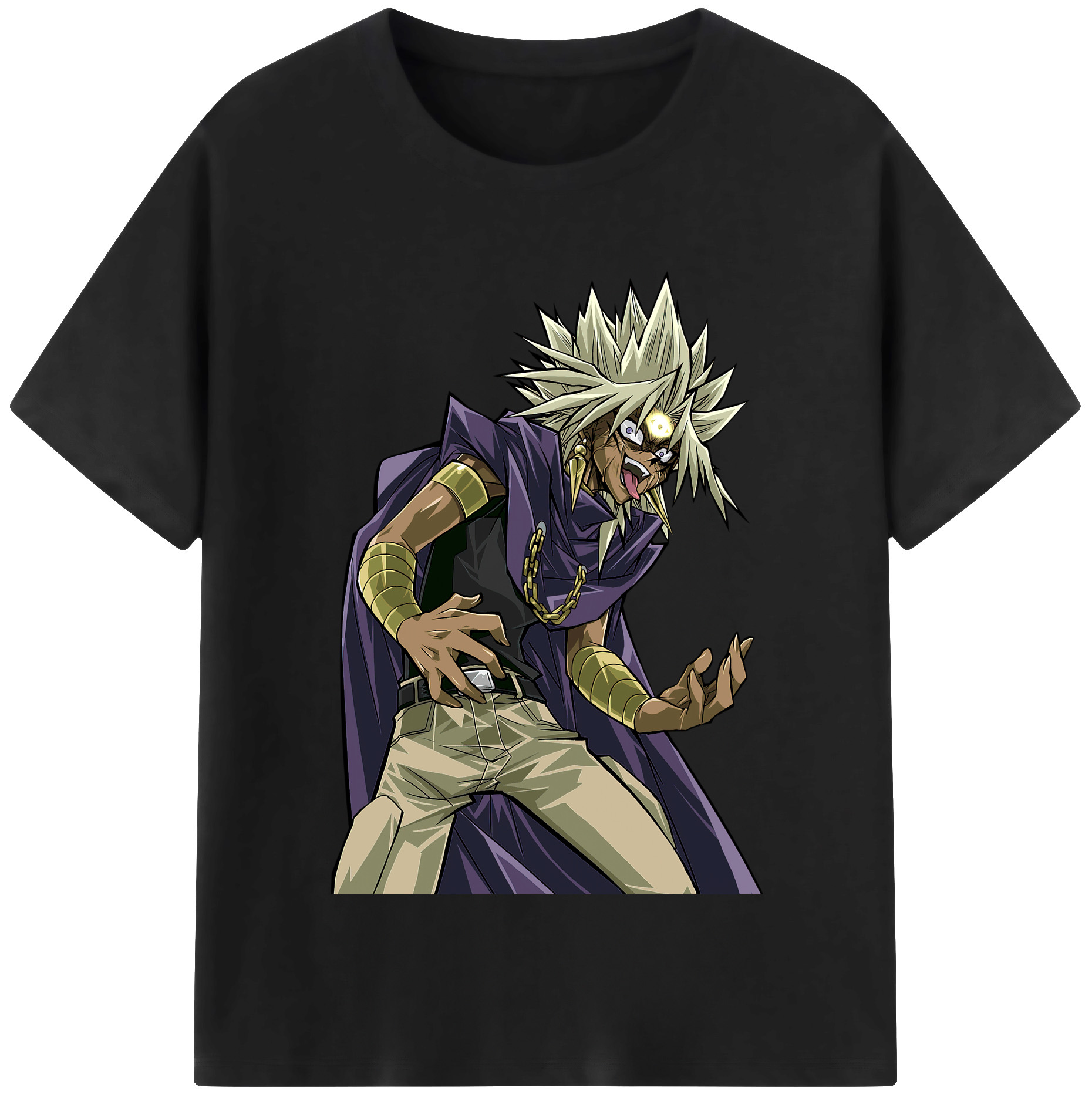 （画像用） 遊☆戯☆王 Yu-Gi-Oh! レディースカジュアルプリントTシャツ（綿100％）