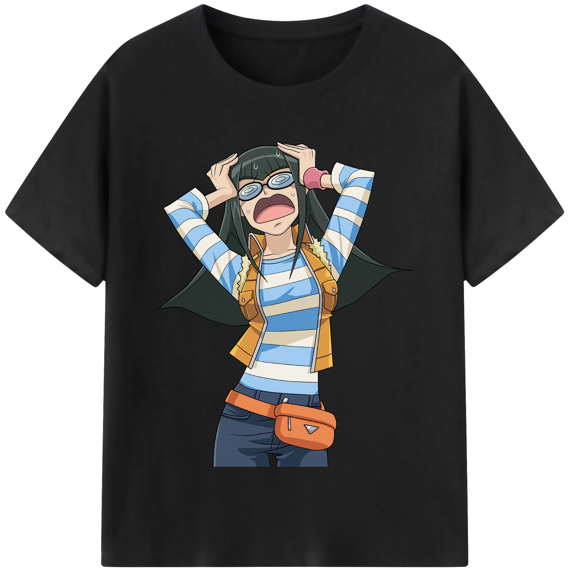 （画像用） 遊☆戯☆王 Yu-Gi-Oh! レディースカジュアルプリントTシャツ（綿100％）