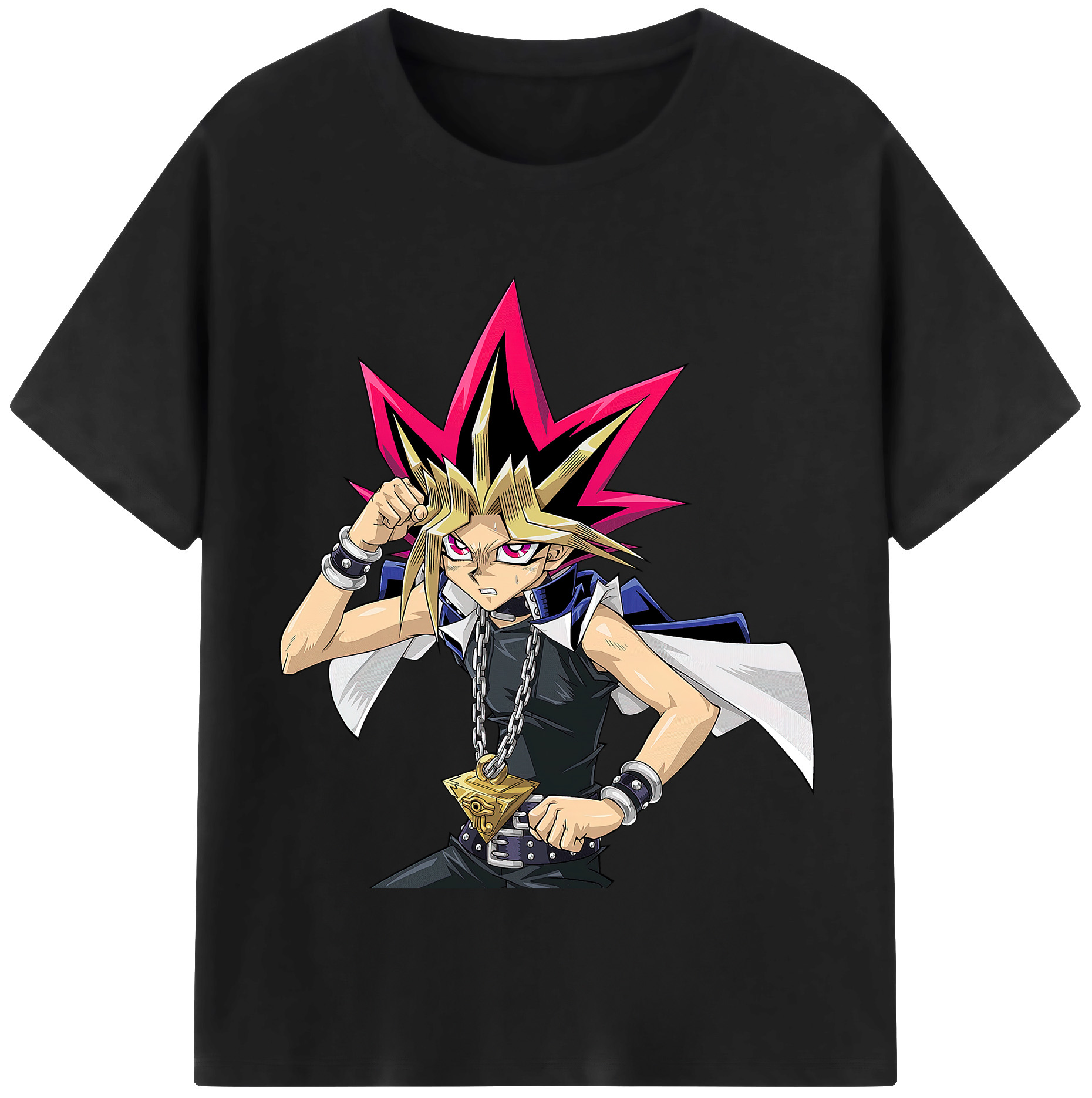 （画像用） 遊☆戯☆王 Yu-Gi-Oh! レディースカジュアルプリントTシャツ（綿100％）