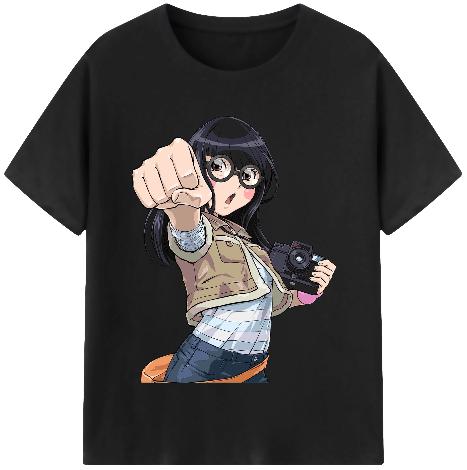 （画像用） 遊☆戯☆王 Yu-Gi-Oh! レディースカジュアルプリントTシャツ（綿100％）