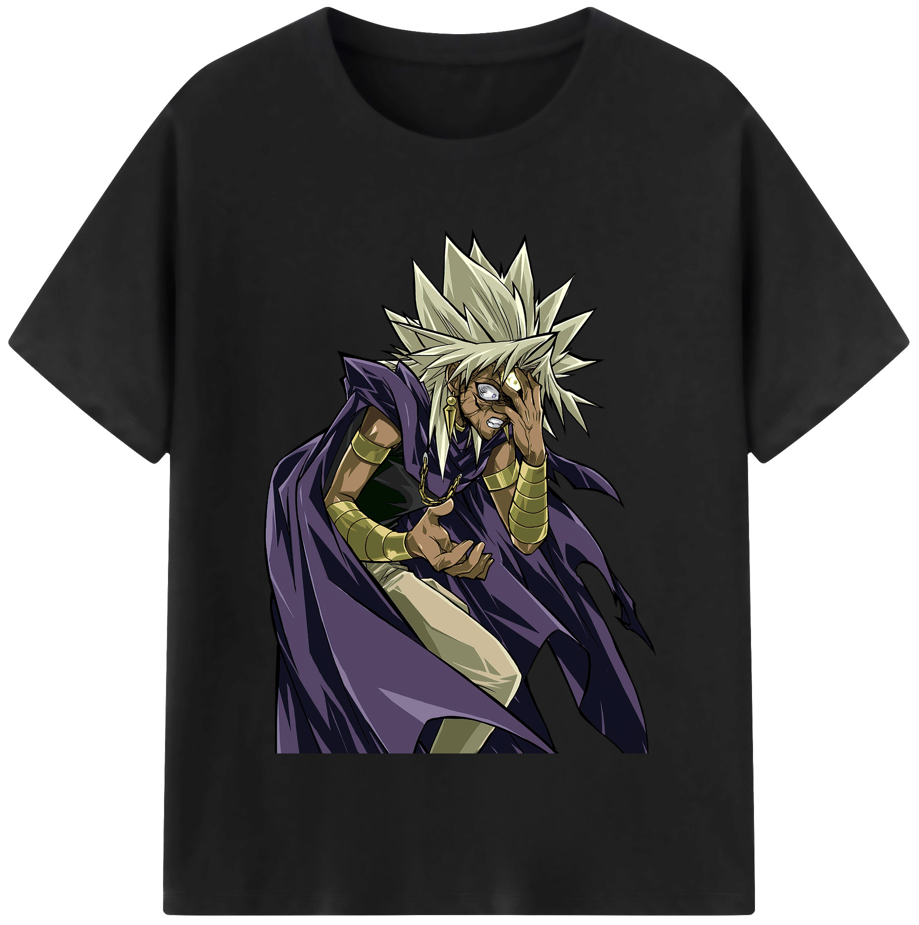 （画像用） 遊☆戯☆王 Yu-Gi-Oh! レディースカジュアルプリントTシャツ（綿100％）