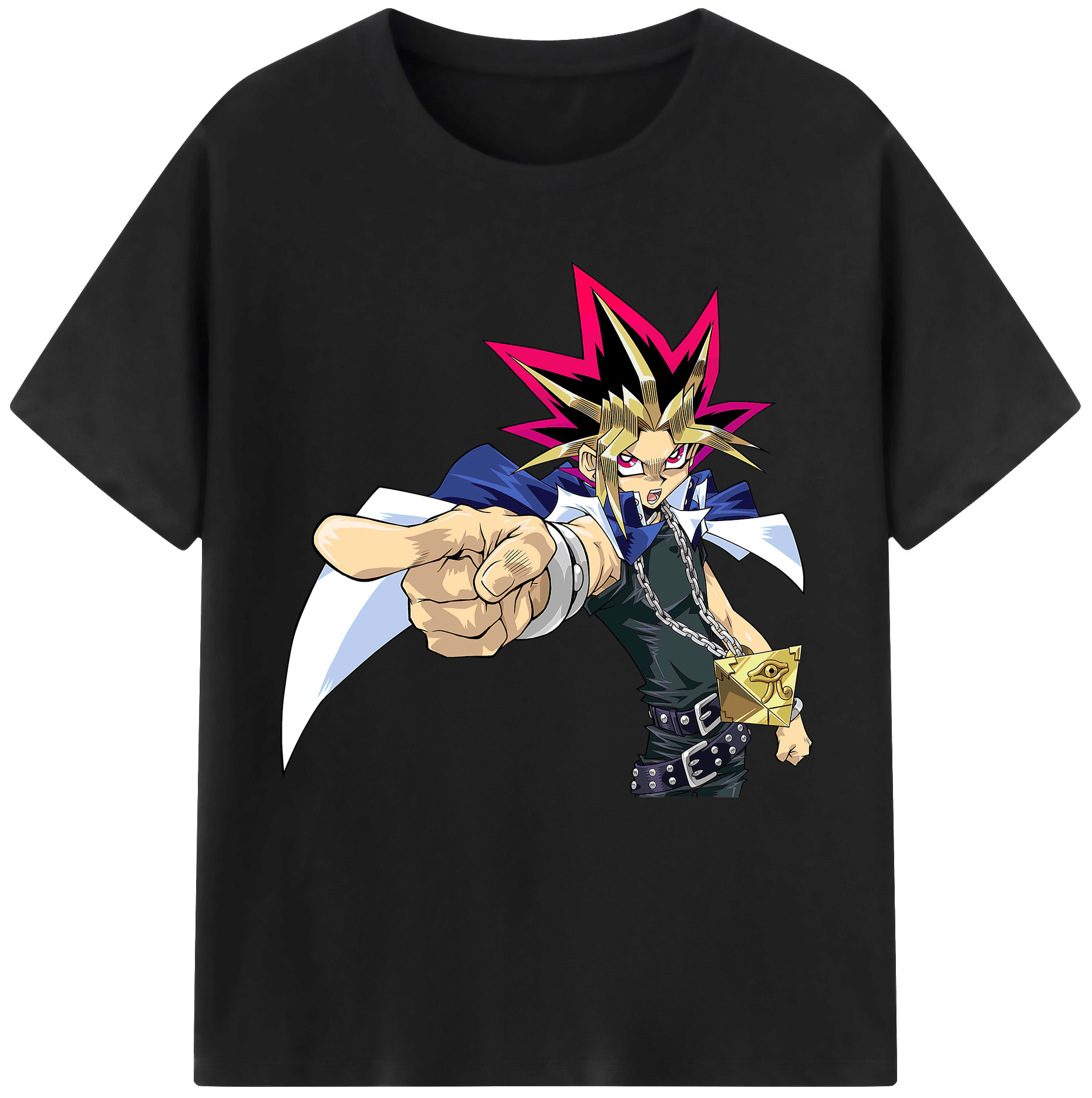 （画像用） 遊☆戯☆王 Yu-Gi-Oh! レディースカジュアルプリントTシャツ（綿100％）