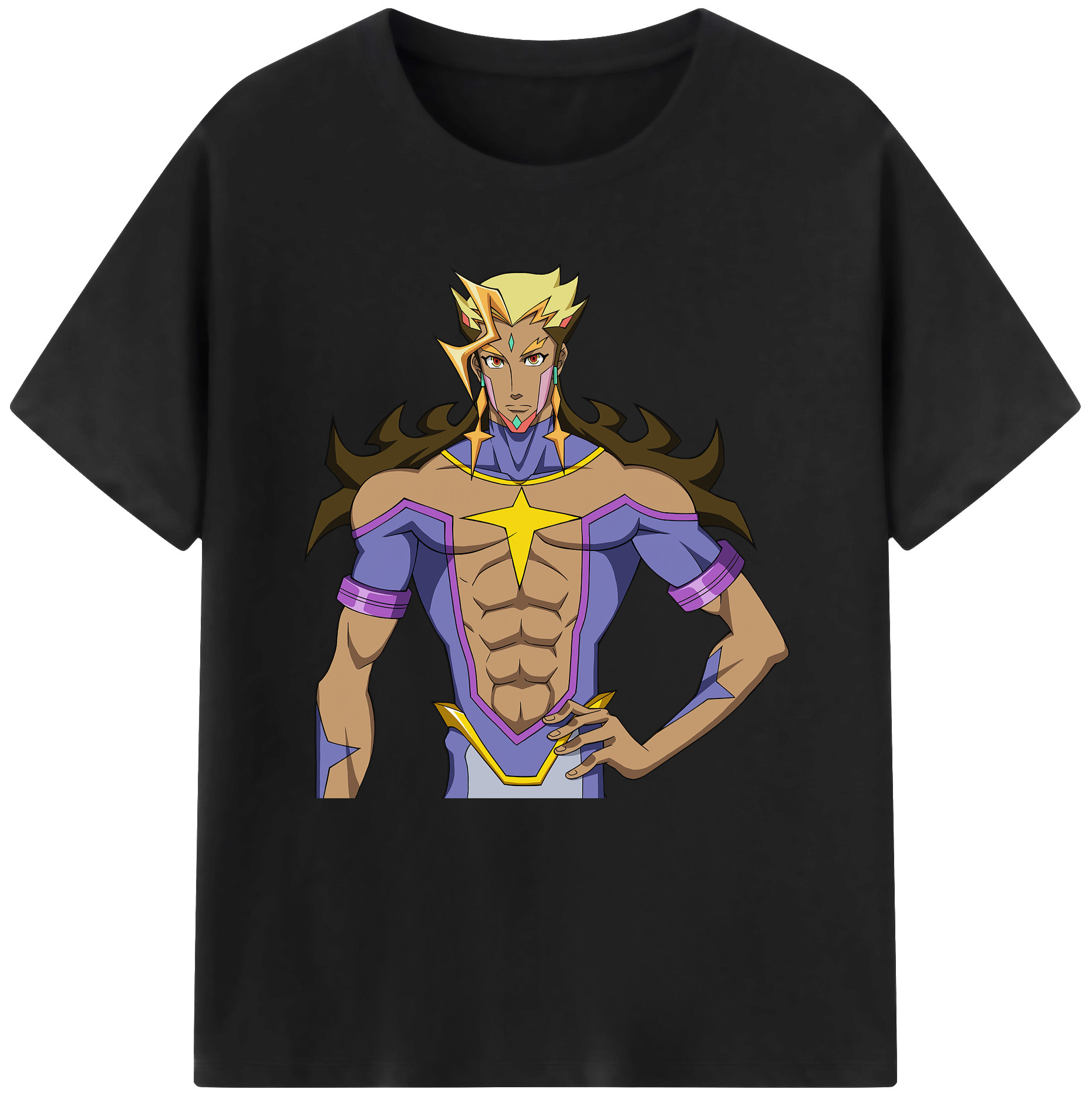 （画像用） 遊☆戯☆王 Yu-Gi-Oh! レディースカジュアルプリントTシャツ（綿100％）