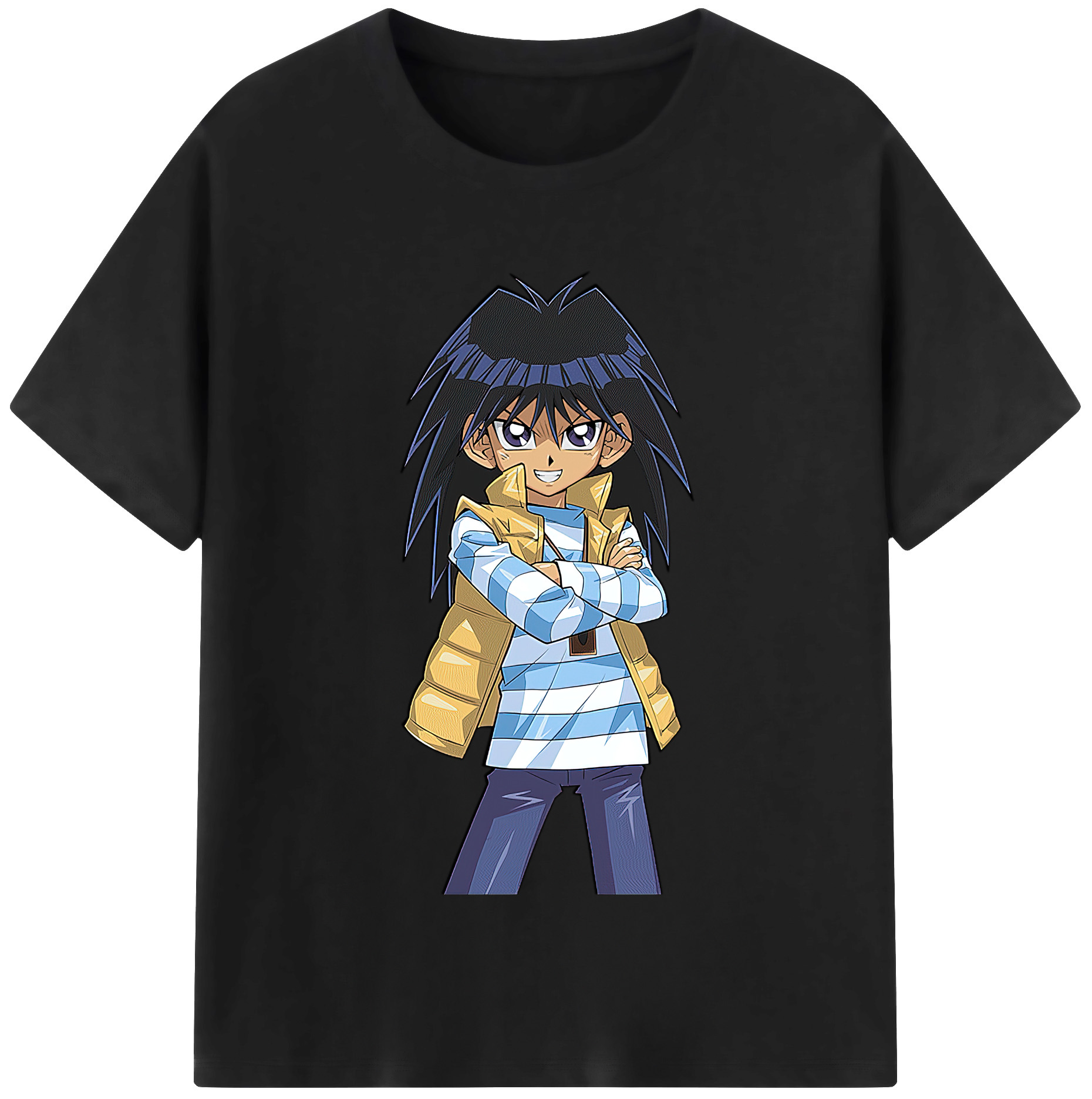 （画像用） 遊☆戯☆王 Yu-Gi-Oh! レディースカジュアルプリントTシャツ（綿100％）