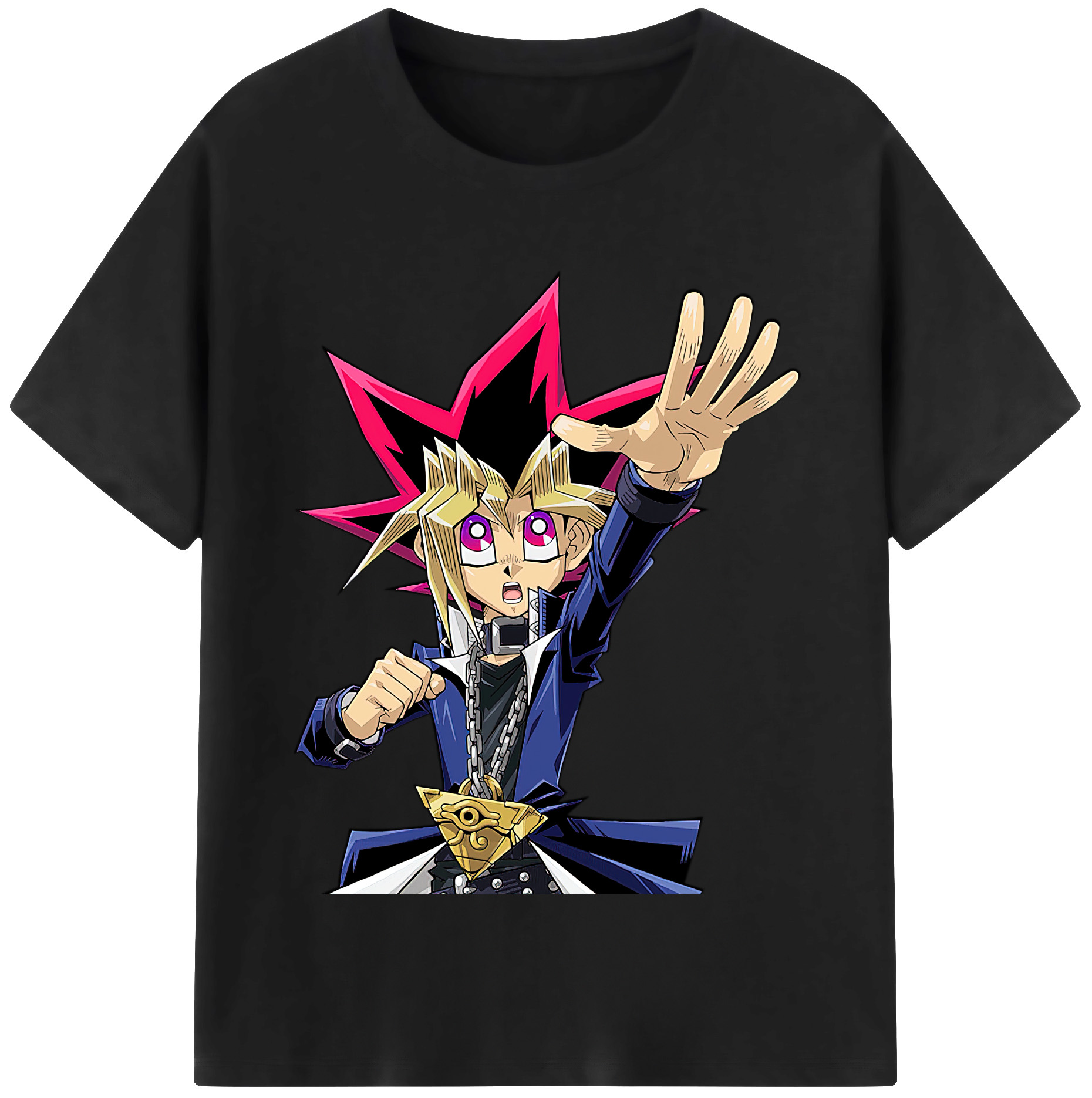 （画像用） 遊☆戯☆王 Yu-Gi-Oh! レディースカジュアルプリントTシャツ（綿100％）