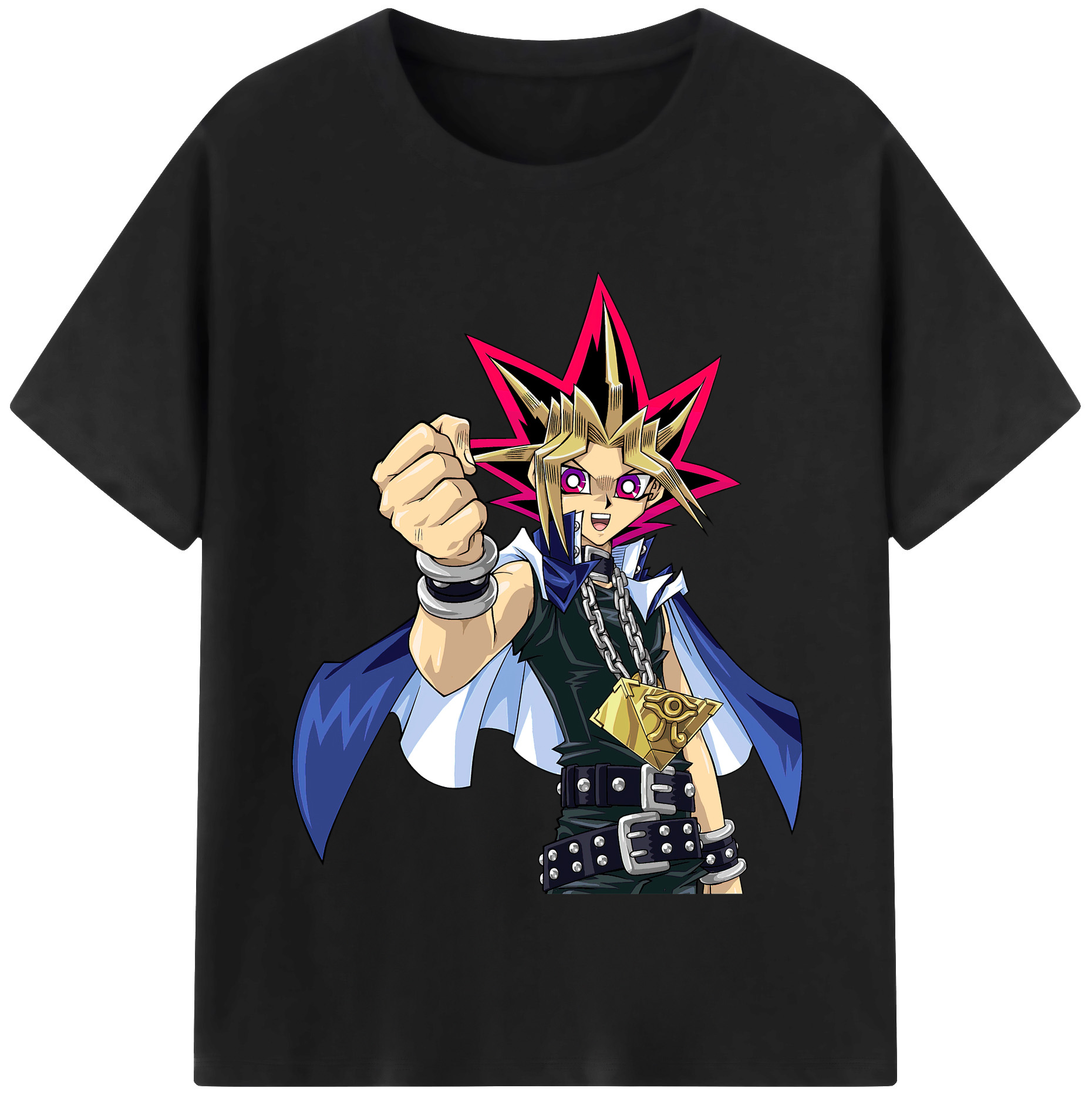（画像用） 遊☆戯☆王 Yu-Gi-Oh! レディースカジュアルプリントTシャツ（綿100％）