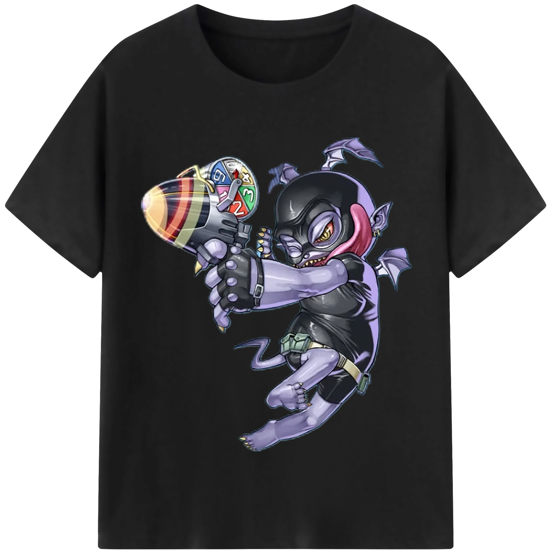 （画像用） 遊☆戯☆王 Yu-Gi-Oh! レディースカジュアルプリントTシャツ（綿100％）