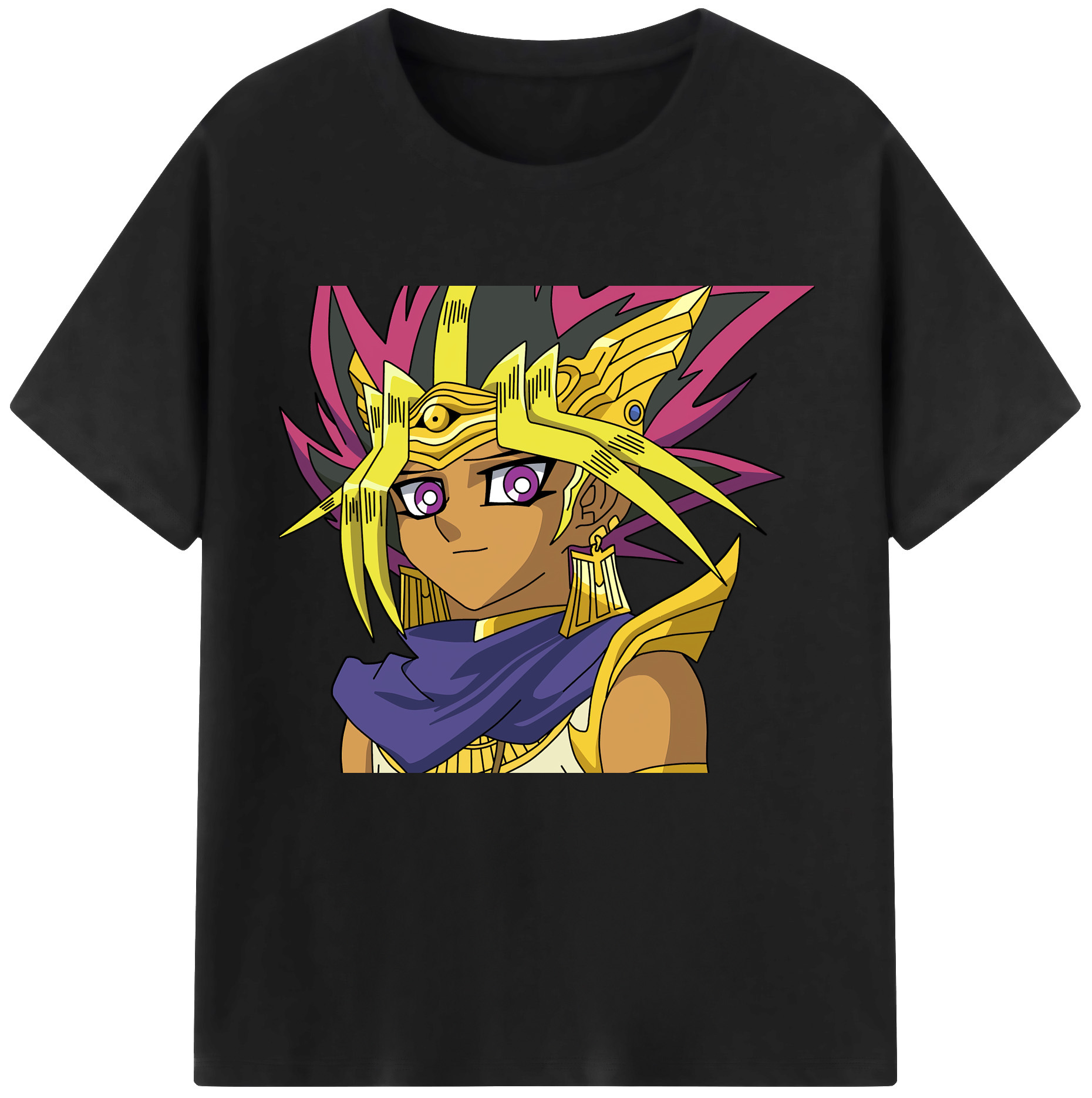 （画像用） 遊☆戯☆王 Yu-Gi-Oh! レディースカジュアルプリントTシャツ（綿100％）