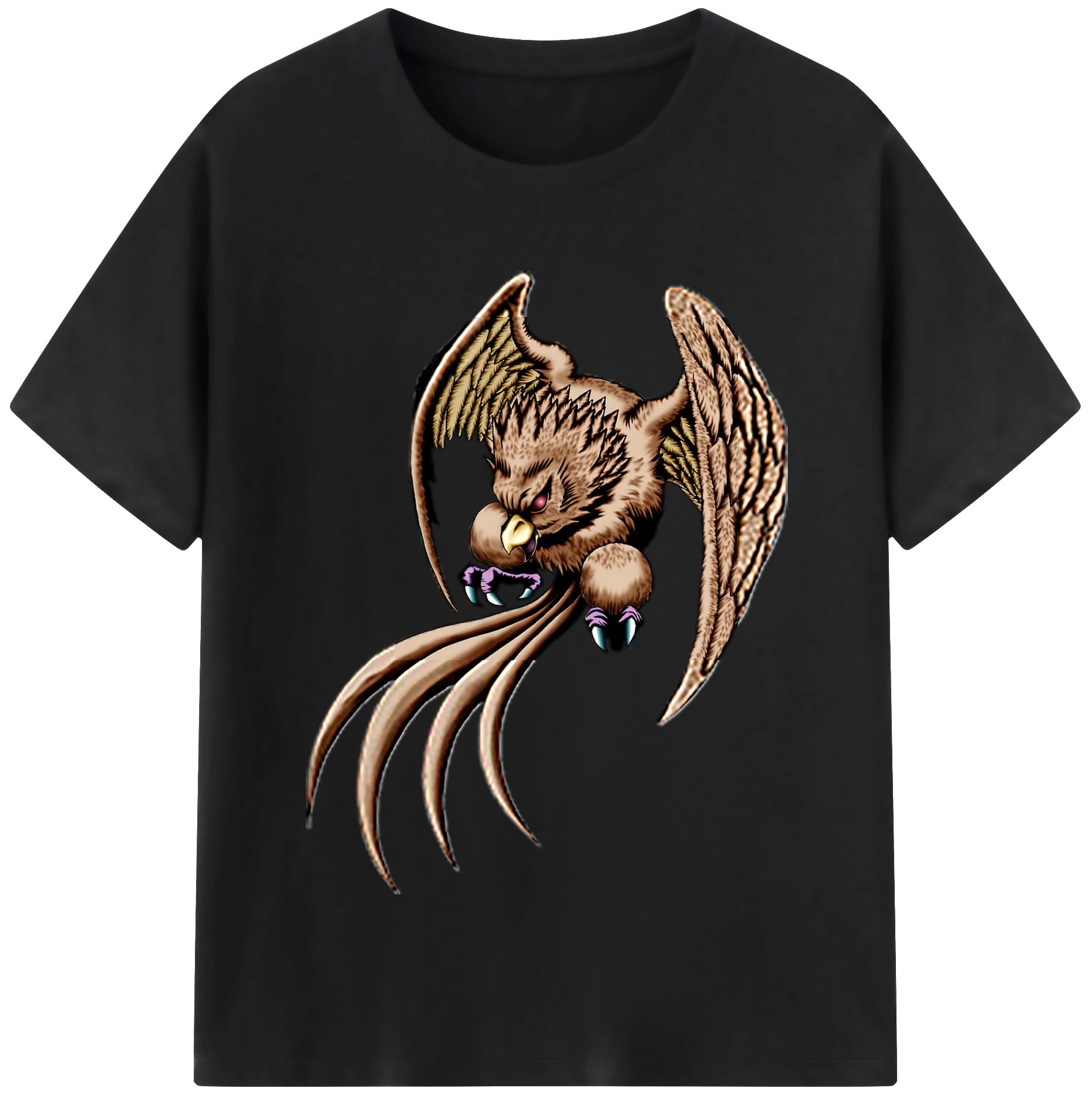 （画像用） 遊☆戯☆王 Yu-Gi-Oh! レディースカジュアルプリントTシャツ（綿100％）