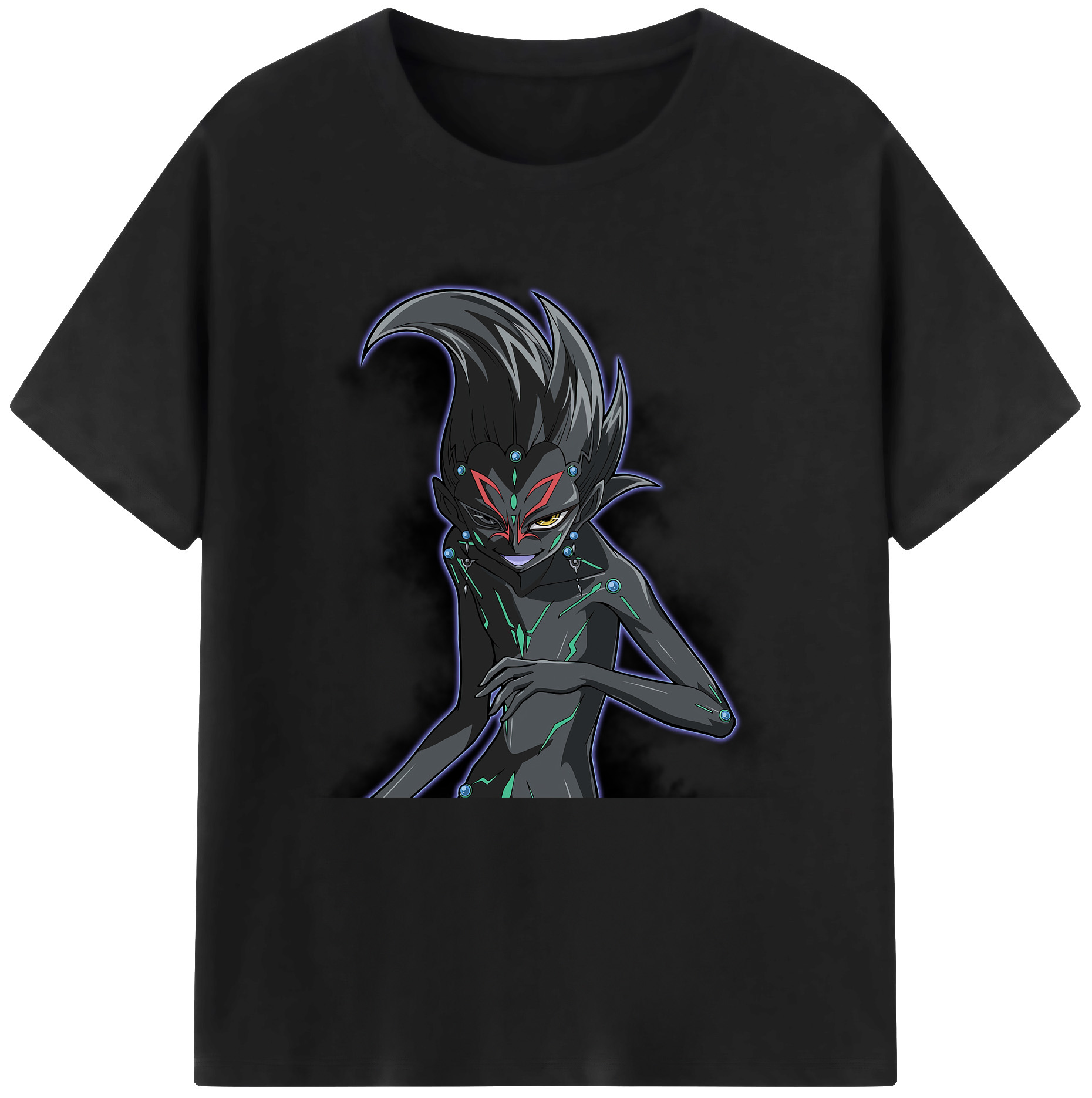 （画像用） 遊☆戯☆王 Yu-Gi-Oh! レディースカジュアルプリントTシャツ（綿100％）