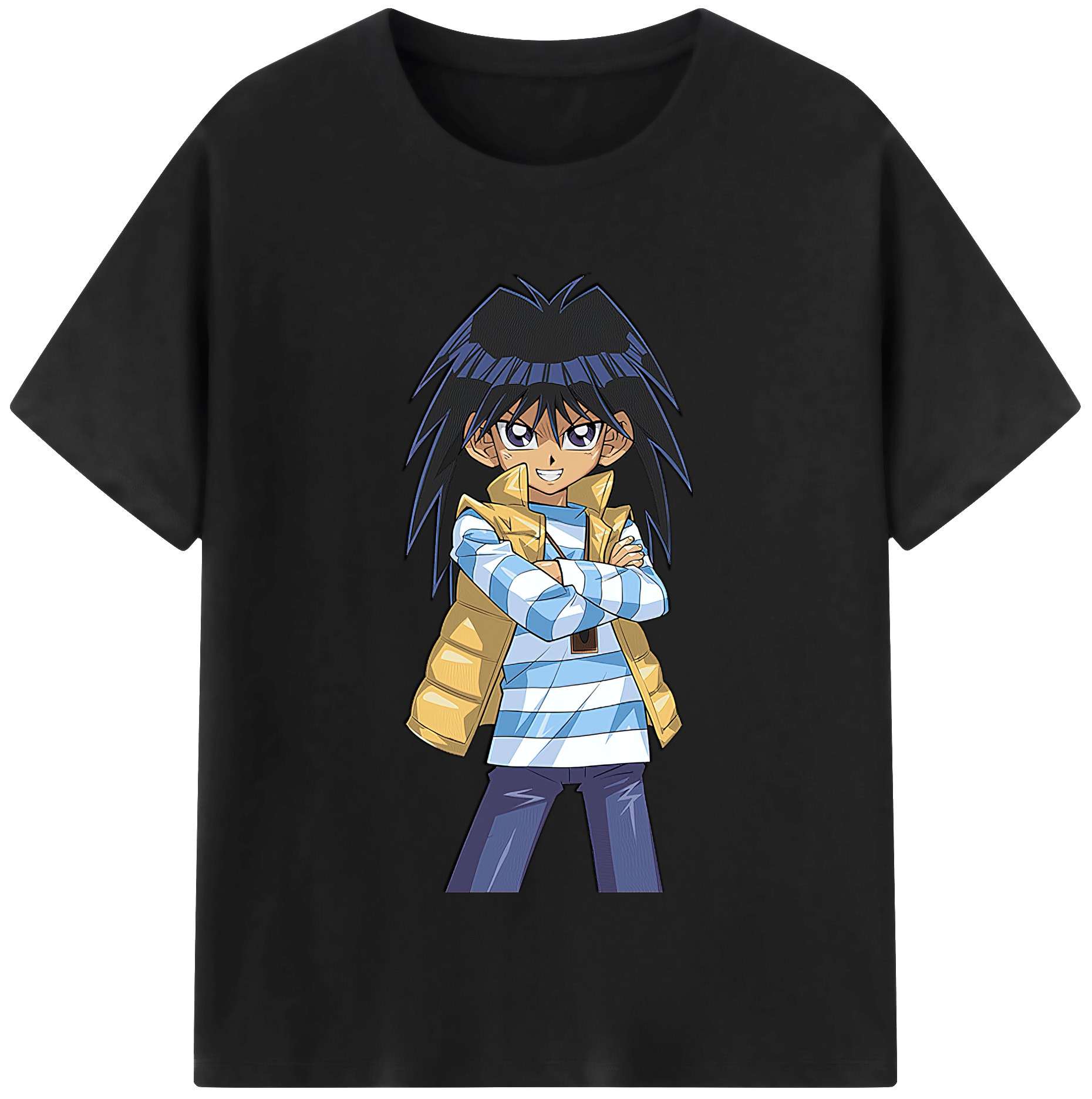 （画像用） 遊☆戯☆王 Yu-Gi-Oh! レディースカジュアルプリントTシャツ（綿100％）