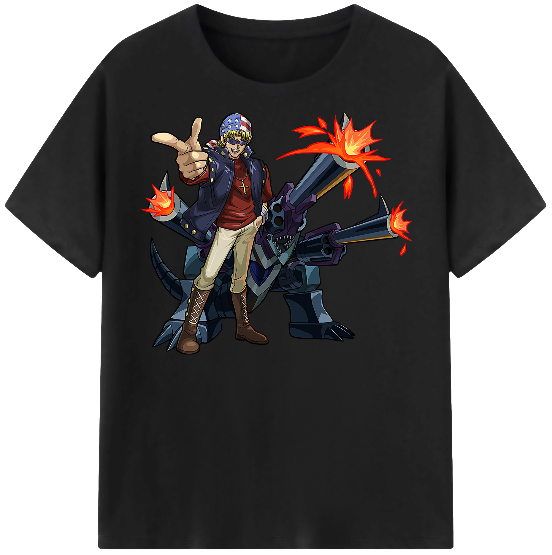 （画像用） 遊☆戯☆王 Yu-Gi-Oh! レディースカジュアルプリントTシャツ（綿100％）