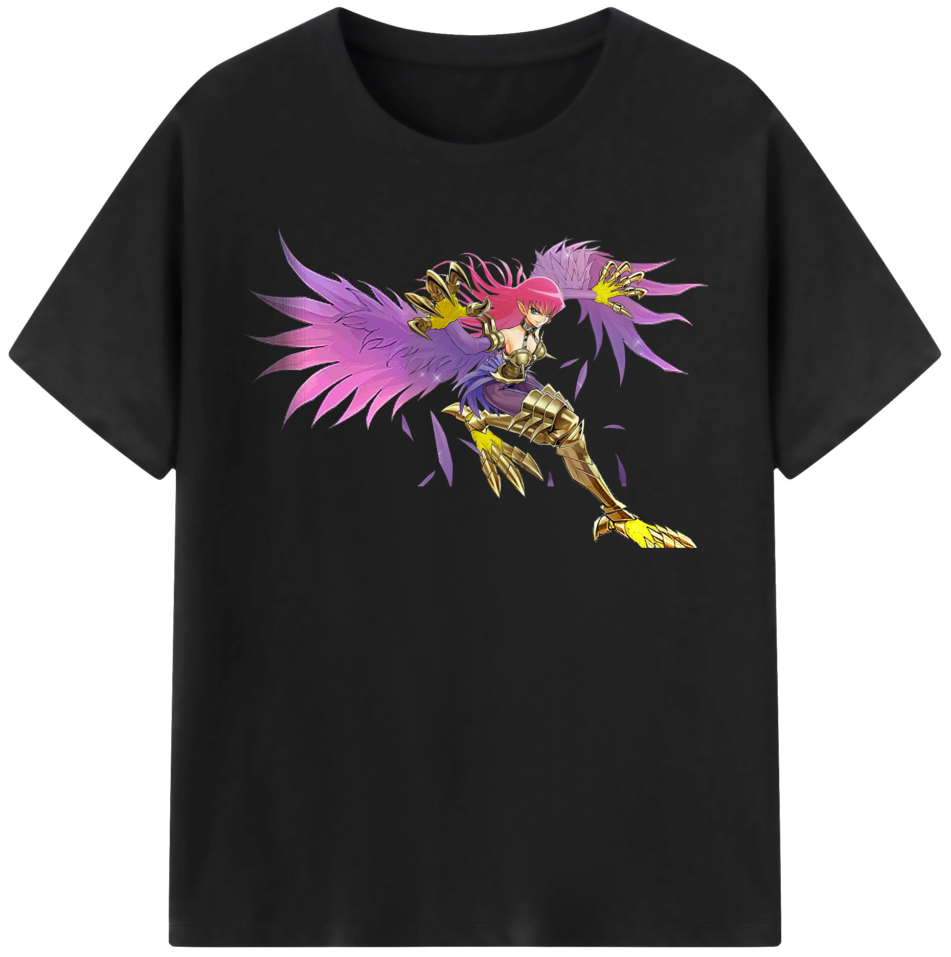 （画像用） 遊☆戯☆王 Yu-Gi-Oh! レディースカジュアルプリントTシャツ（綿100％）