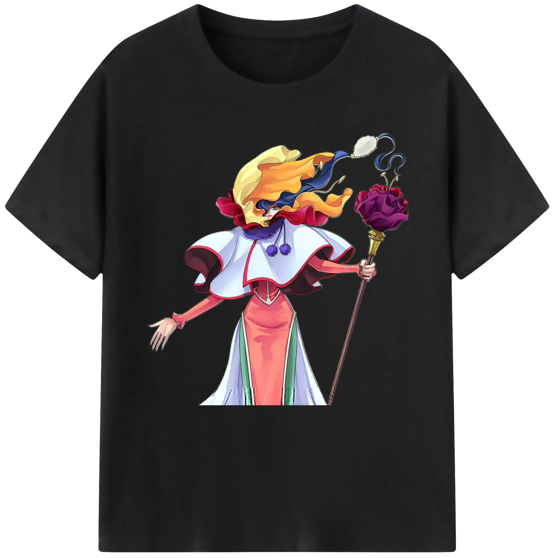（画像用） 遊☆戯☆王 Yu-Gi-Oh! レディースカジュアルプリントTシャツ（綿100％）