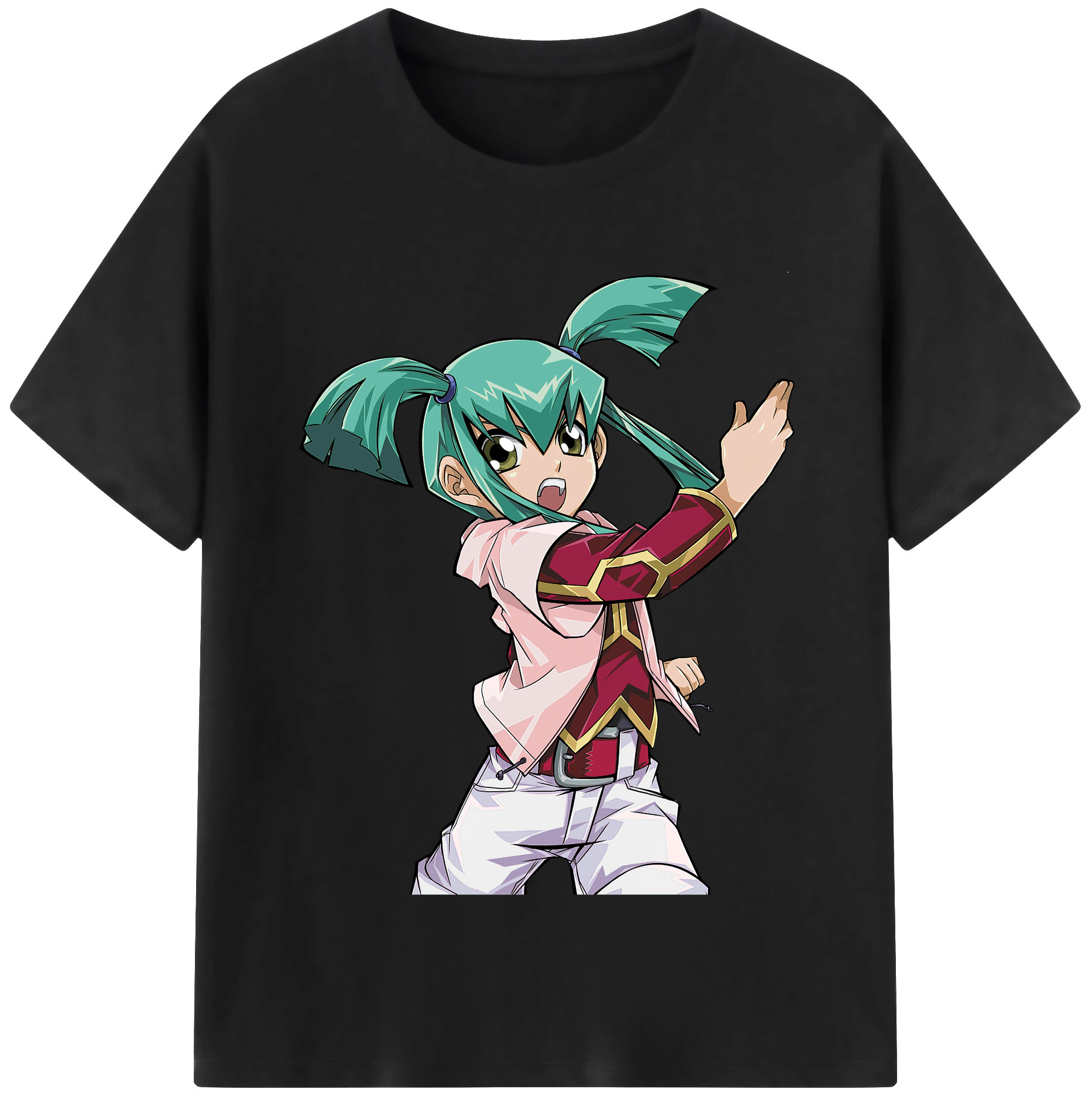 （画像用） 遊☆戯☆王 Yu-Gi-Oh! レディースカジュアルプリントTシャツ（綿100％）