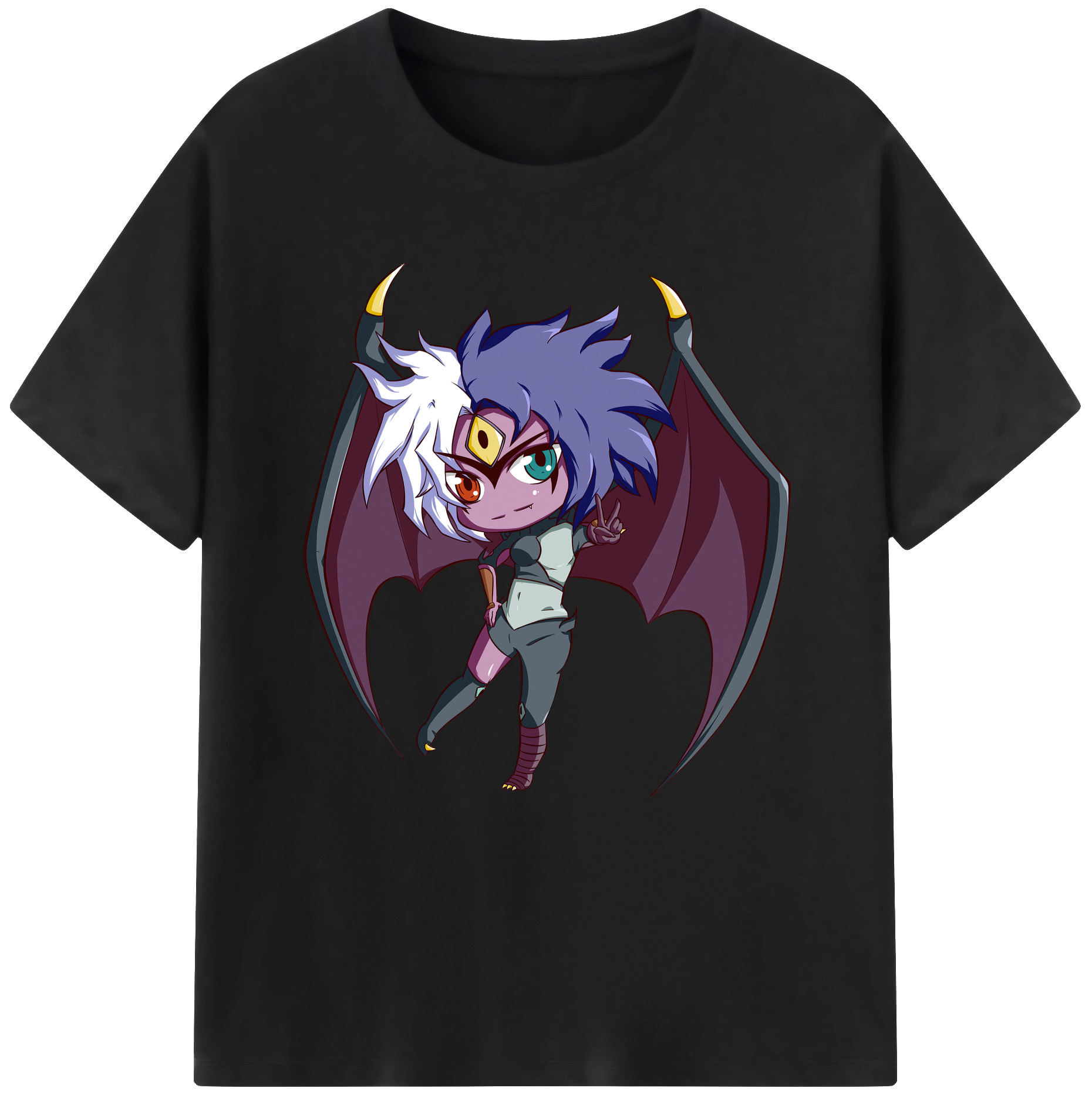 （画像用） 遊☆戯☆王 Yu-Gi-Oh! レディースカジュアルプリントTシャツ（綿100％）