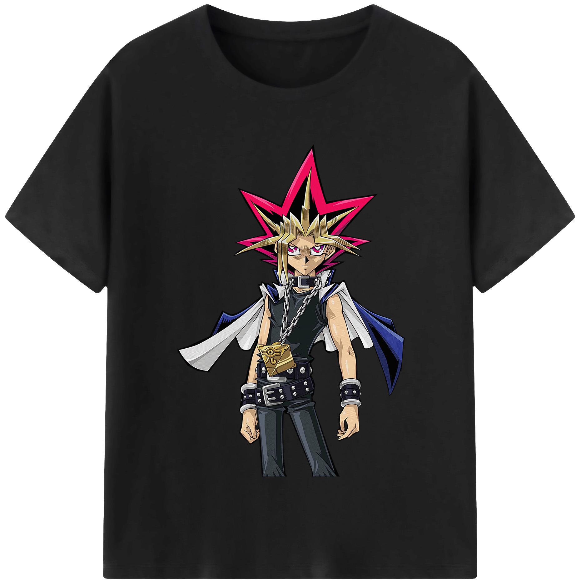 （画像用） 遊☆戯☆王 Yu-Gi-Oh! レディースカジュアルプリントTシャツ（綿100％）