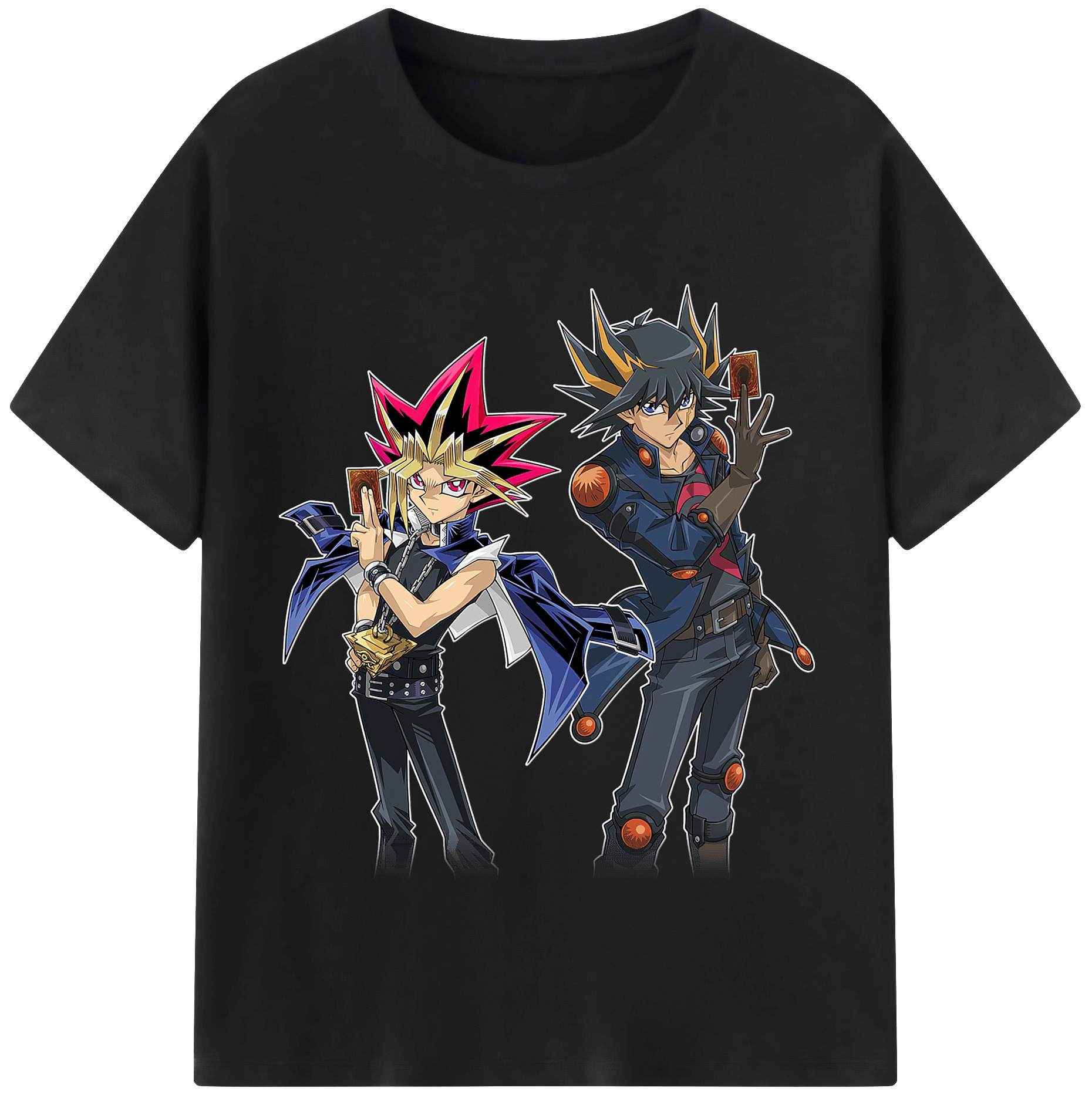 （画像用） 遊☆戯☆王 Yu-Gi-Oh! レディースカジュアルプリントTシャツ（綿100％）