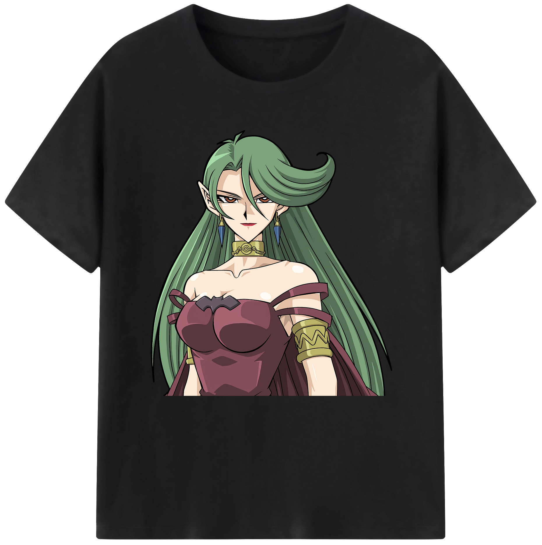 （画像用） 遊☆戯☆王 Yu-Gi-Oh! レディースカジュアルプリントTシャツ（綿100％）