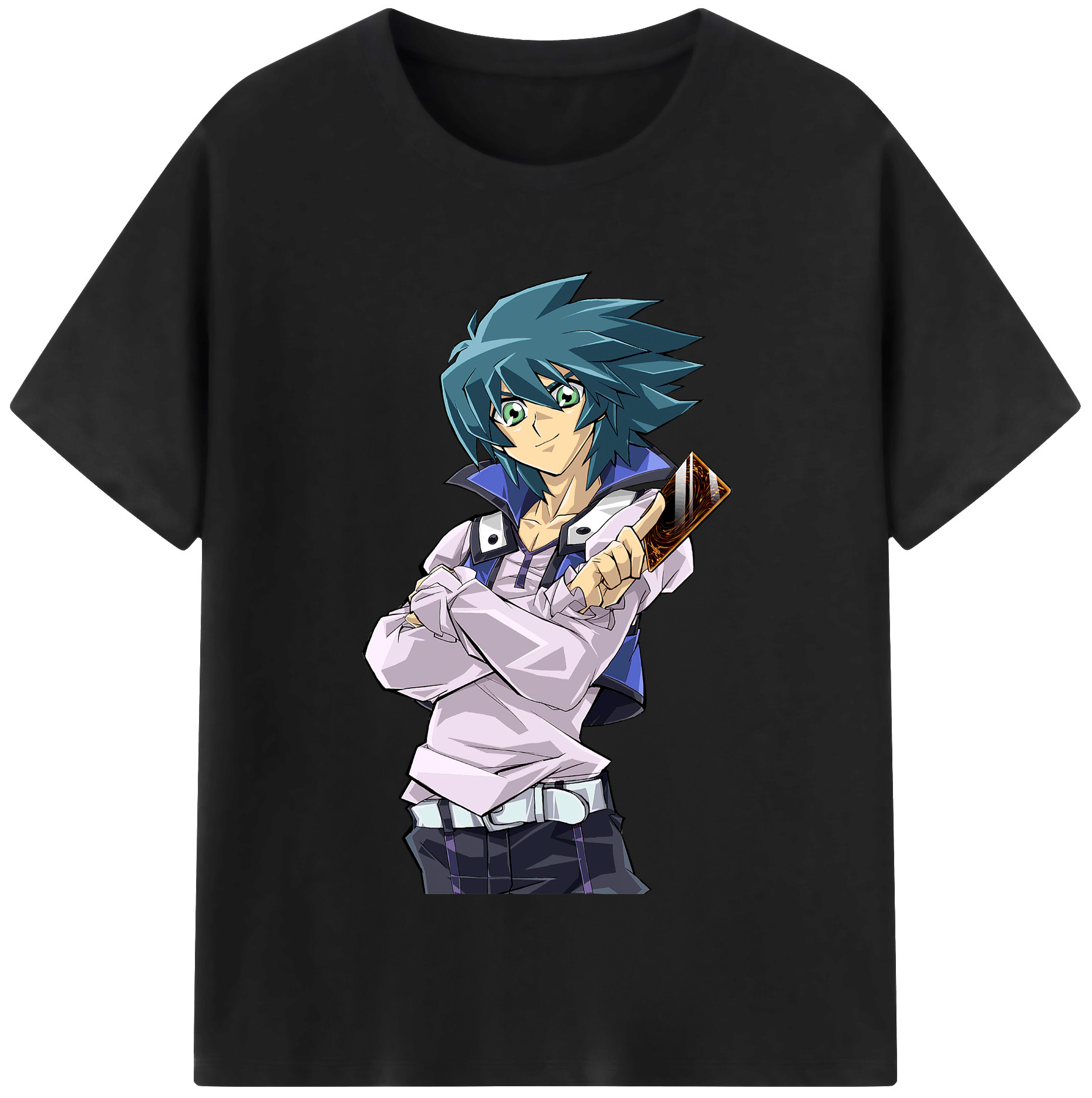 （画像用） 遊☆戯☆王 Yu-Gi-Oh! レディースカジュアルプリントTシャツ（綿100％）