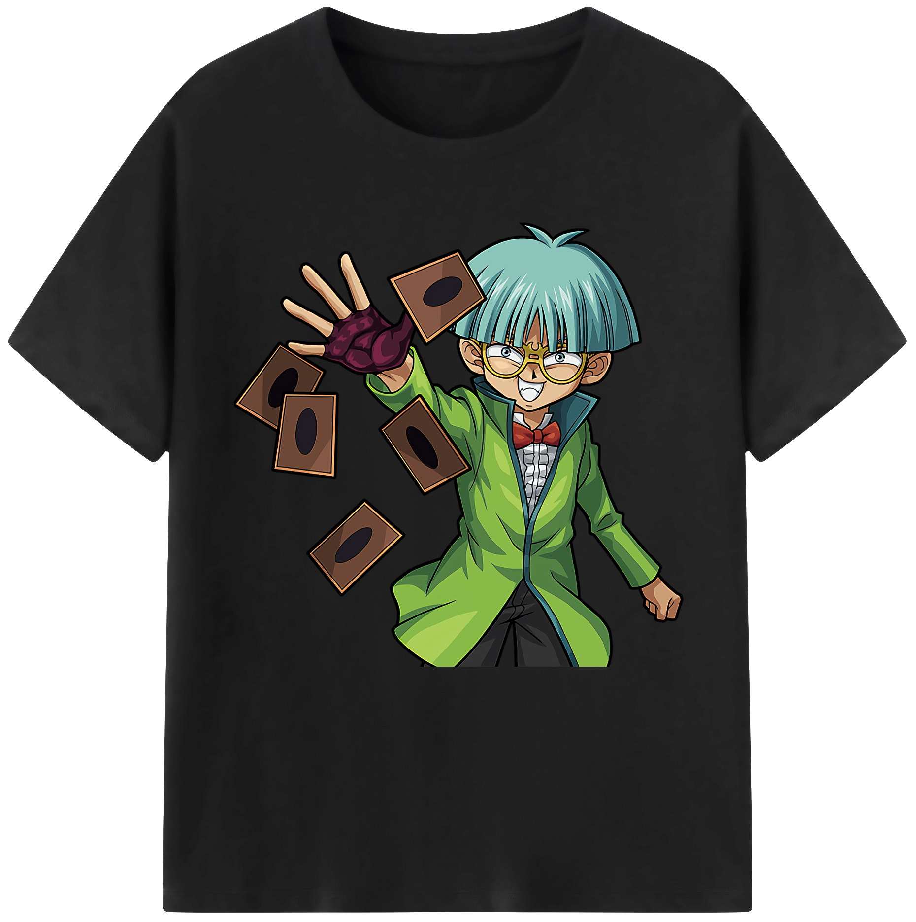 （画像用） 遊☆戯☆王 Yu-Gi-Oh! レディースカジュアルプリントTシャツ（綿100％）