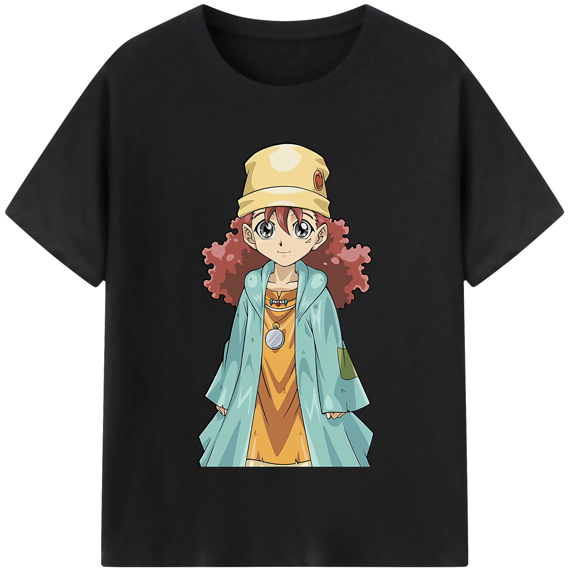 （画像用） 遊☆戯☆王 Yu-Gi-Oh! レディースカジュアルプリントTシャツ（綿100％）