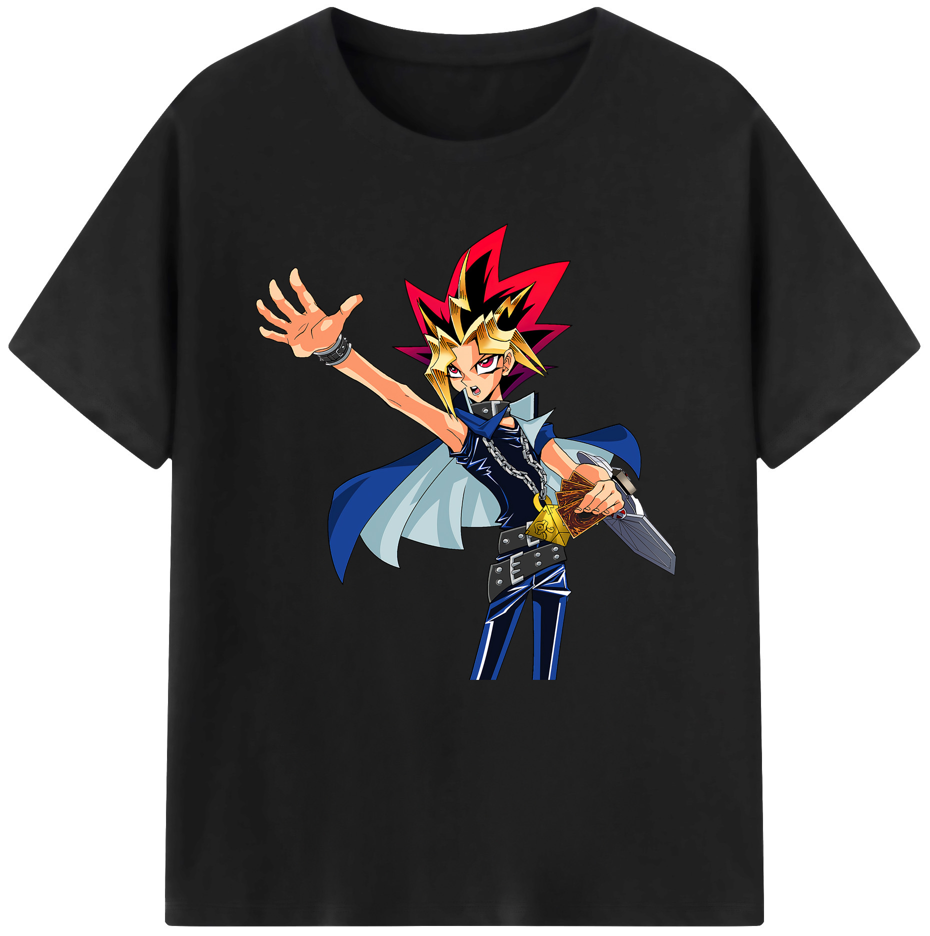 （画像用） 遊☆戯☆王 Yu-Gi-Oh! レディースカジュアルプリントTシャツ（綿100％）