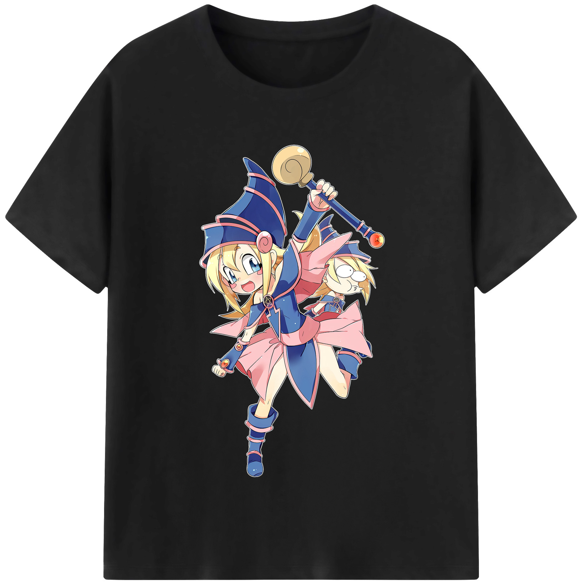 （画像用） 遊☆戯☆王 Yu-Gi-Oh! レディースカジュアルプリントTシャツ（綿100％）