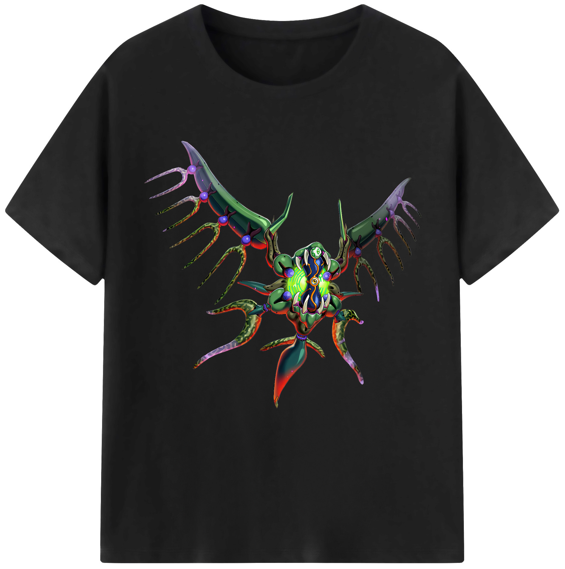 （画像用） 遊☆戯☆王 Yu-Gi-Oh! レディースカジュアルプリントTシャツ（綿100％）