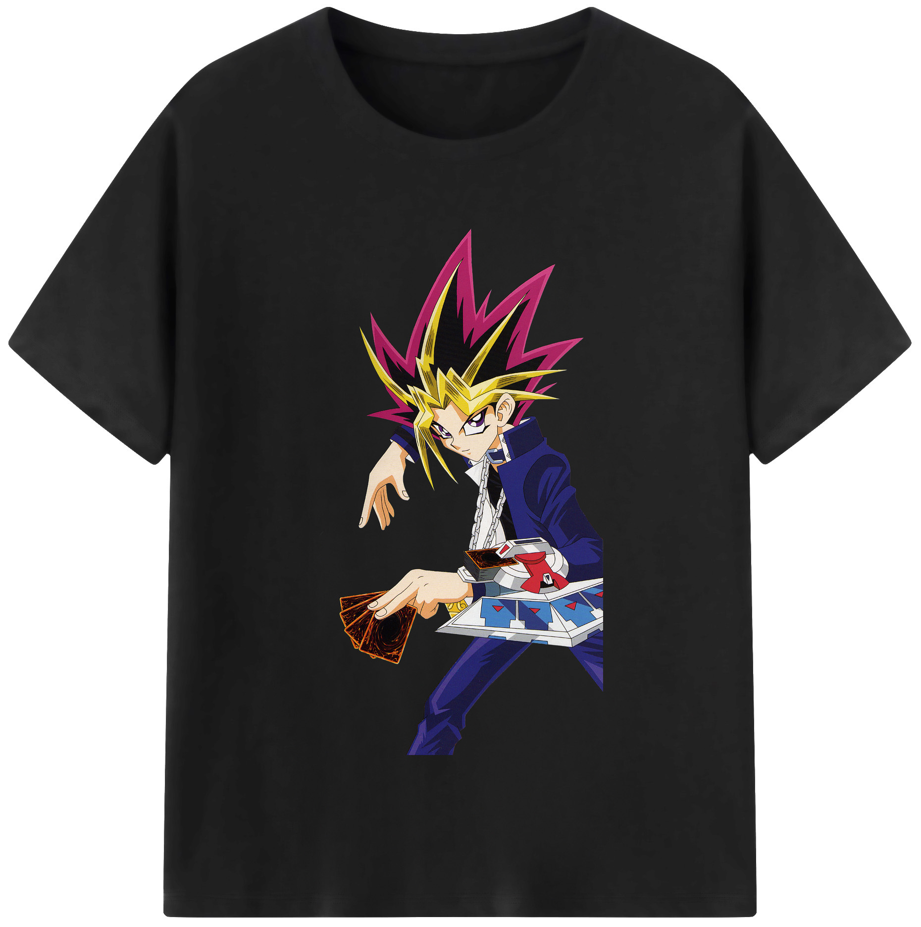 （画像用） 遊☆戯☆王 Yu-Gi-Oh! レディースカジュアルプリントTシャツ（綿100％）