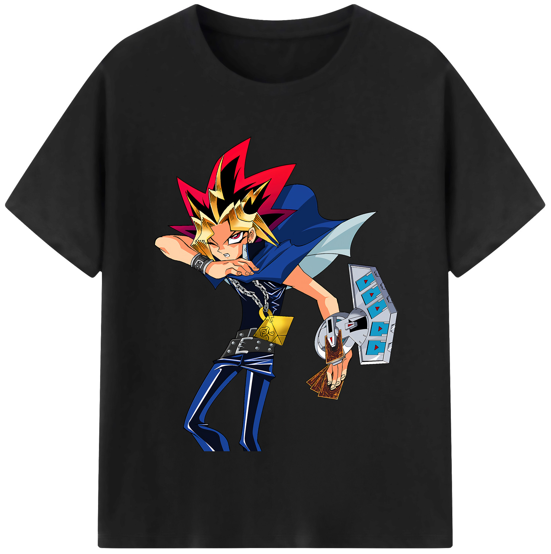（画像用） 遊☆戯☆王 Yu-Gi-Oh! レディースカジュアルプリントTシャツ（綿100％）