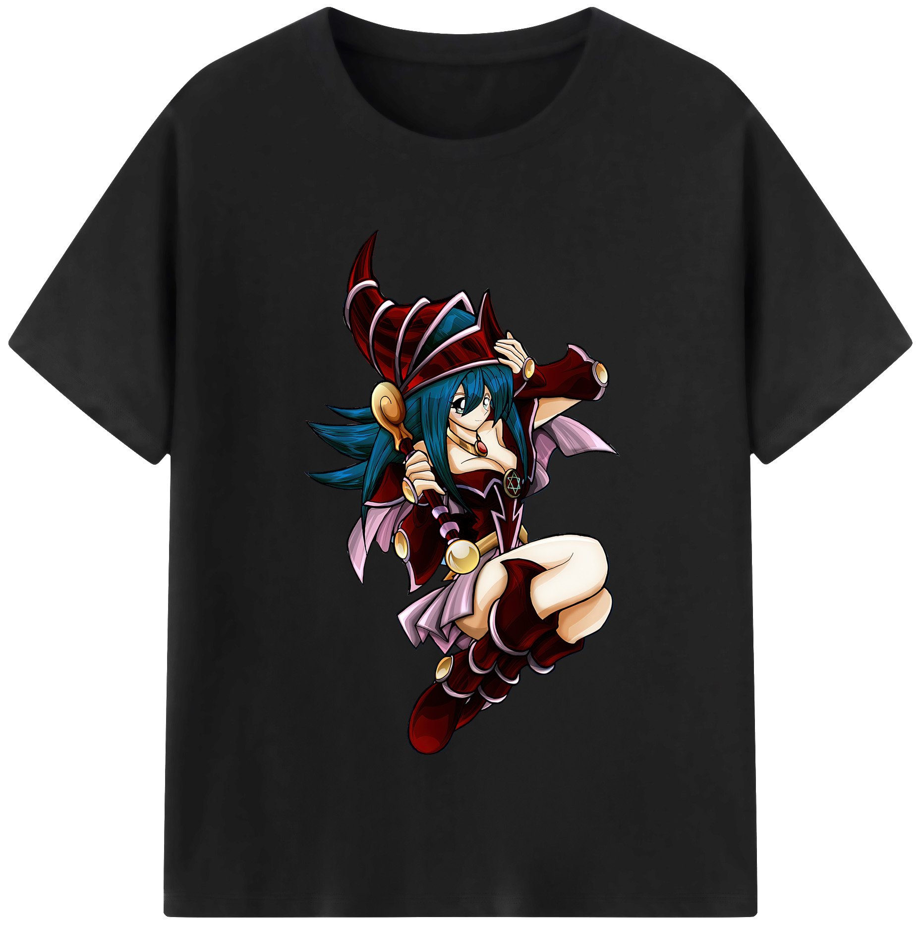 （画像用） 遊☆戯☆王 Yu-Gi-Oh! レディースカジュアルプリントTシャツ（綿100％）