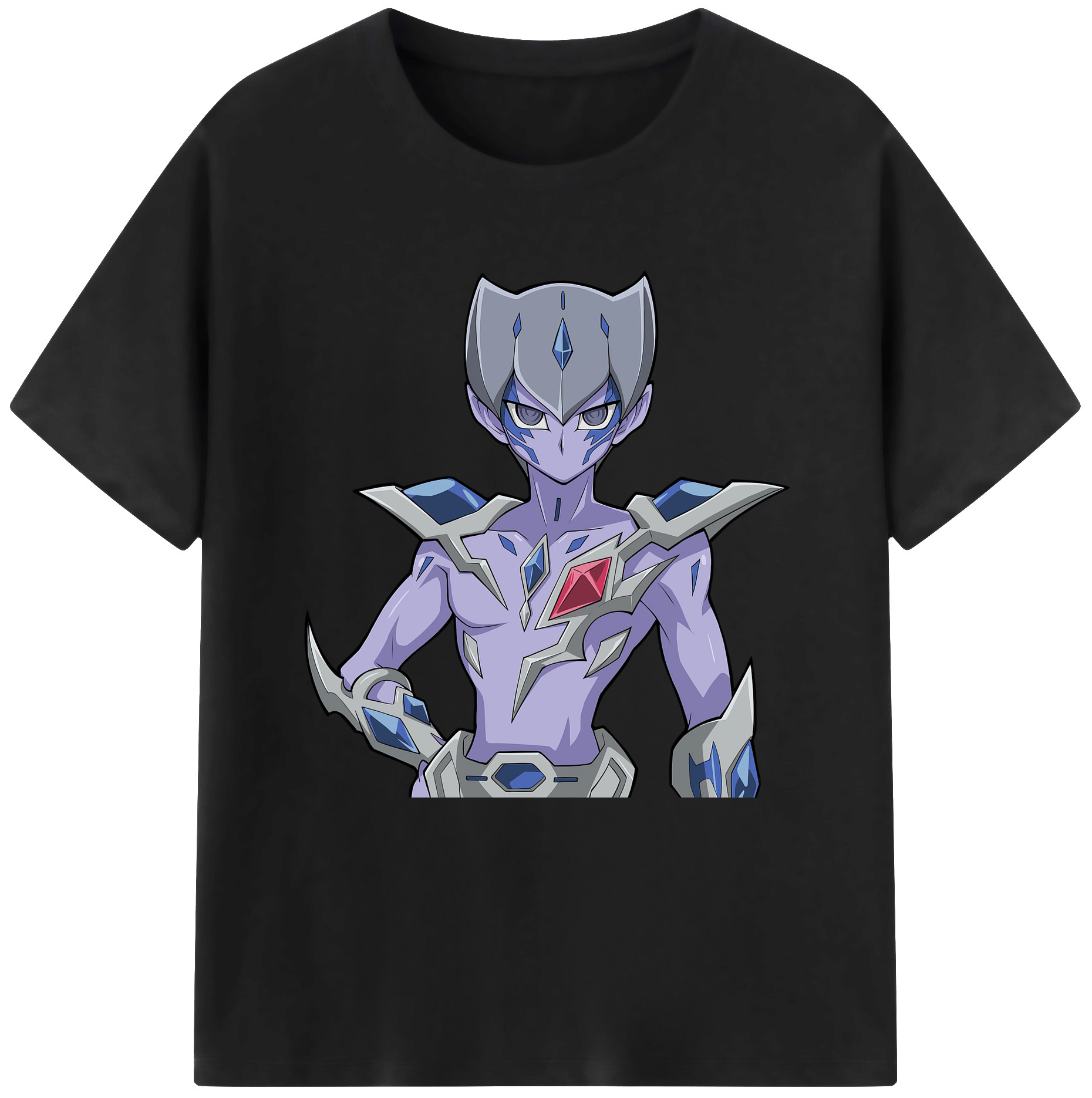 （画像用） 遊☆戯☆王 Yu-Gi-Oh! レディースカジュアルプリントTシャツ（綿100％）