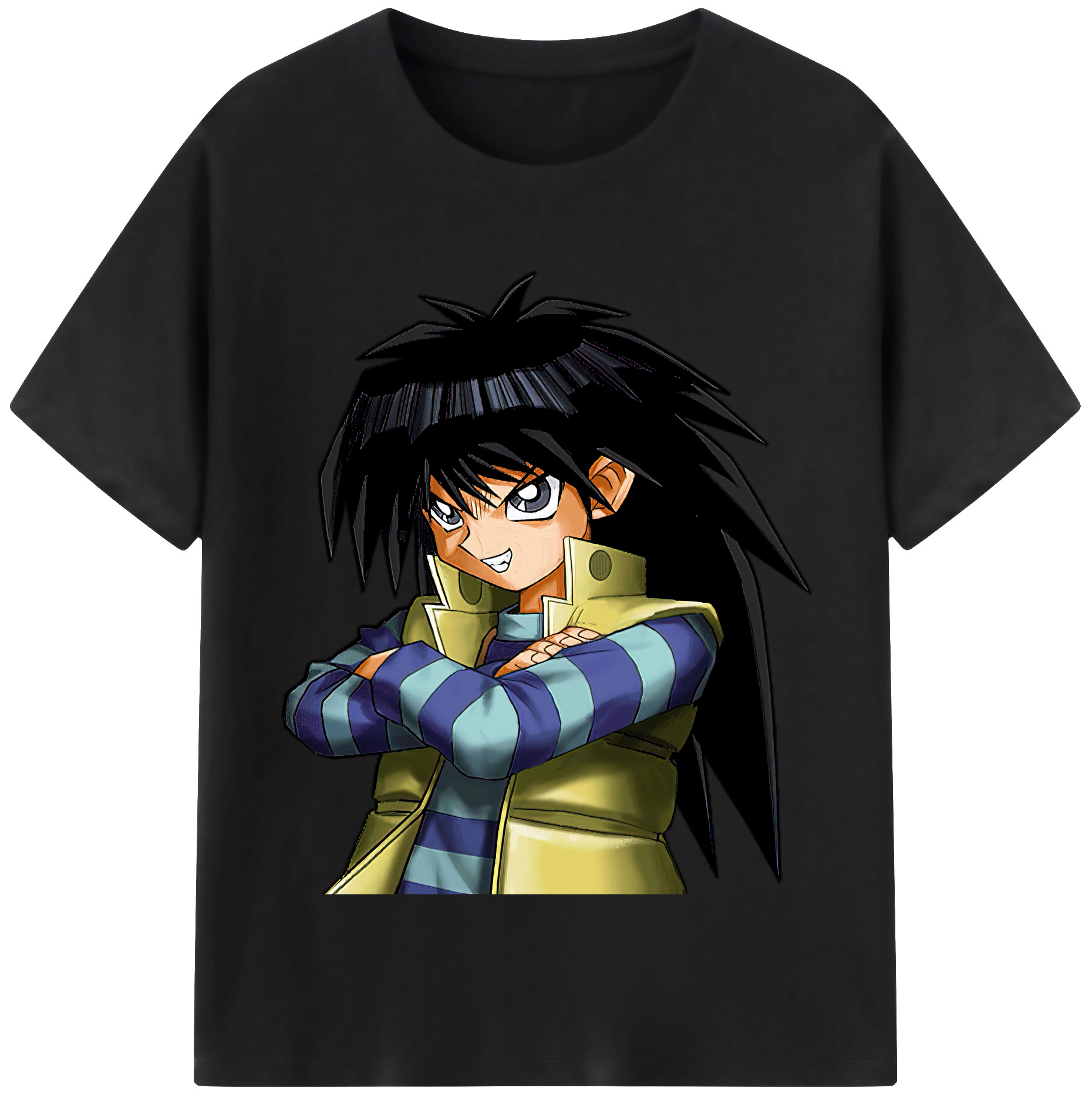 （画像用） 遊☆戯☆王 Yu-Gi-Oh! レディースカジュアルプリントTシャツ（綿100％）