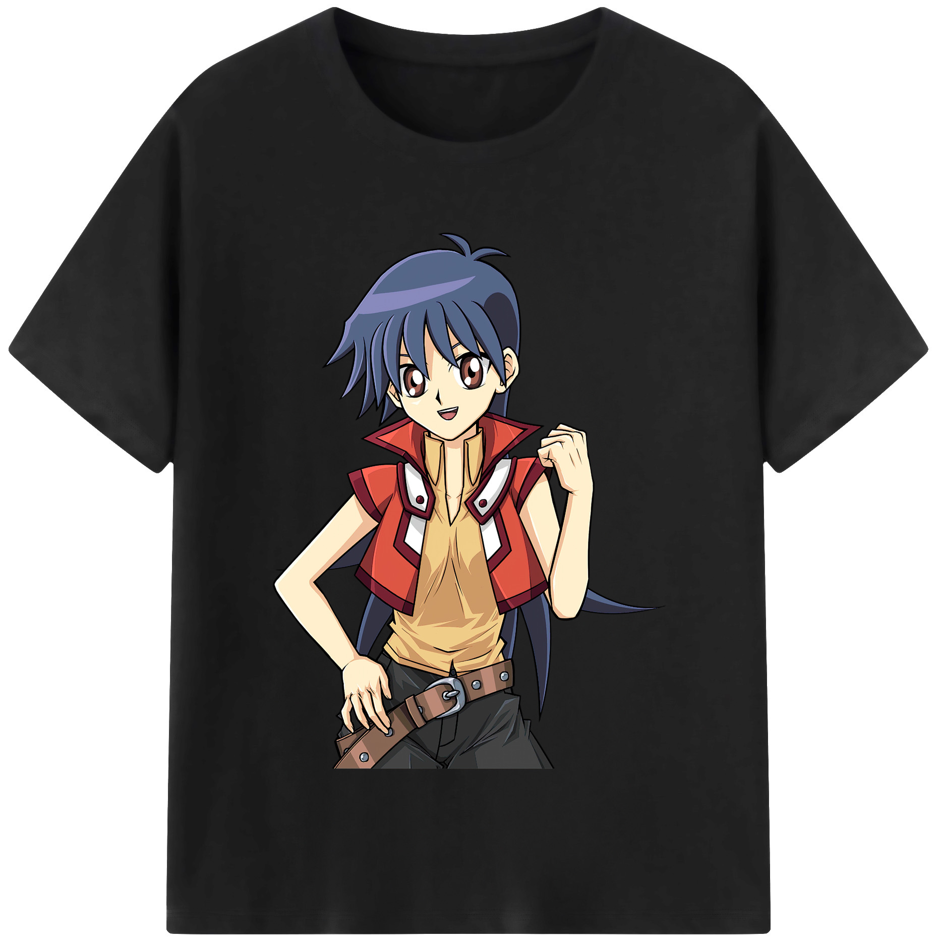 （画像用） 遊☆戯☆王 Yu-Gi-Oh! レディースカジュアルプリントTシャツ（綿100％）