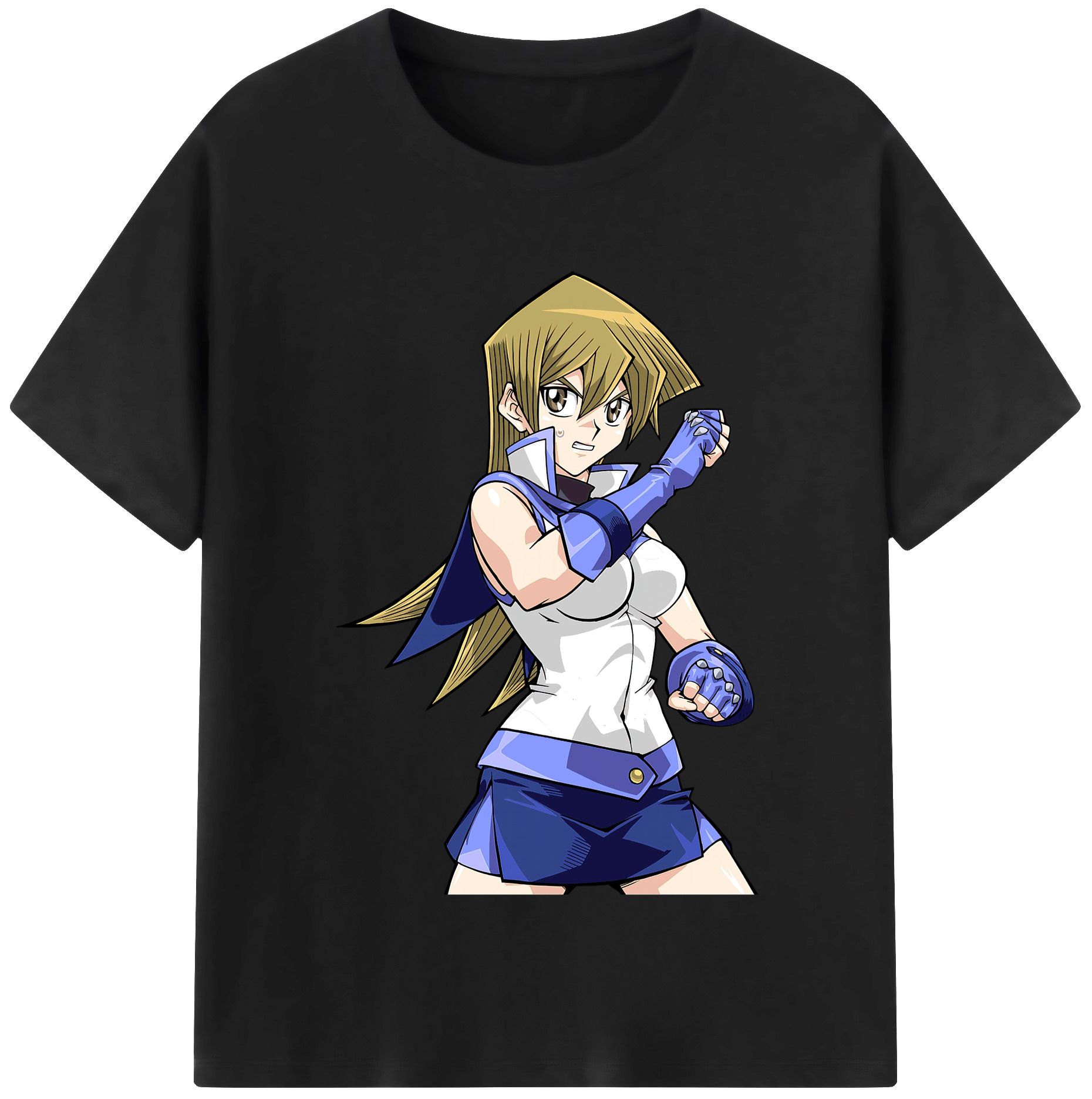 （画像用） 遊☆戯☆王 Yu-Gi-Oh! レディースカジュアルプリントTシャツ（綿100％）