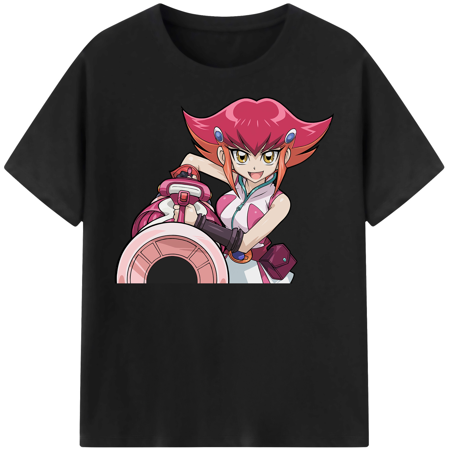 （画像用） 遊☆戯☆王 Yu-Gi-Oh! レディースカジュアルプリントTシャツ（綿100％）