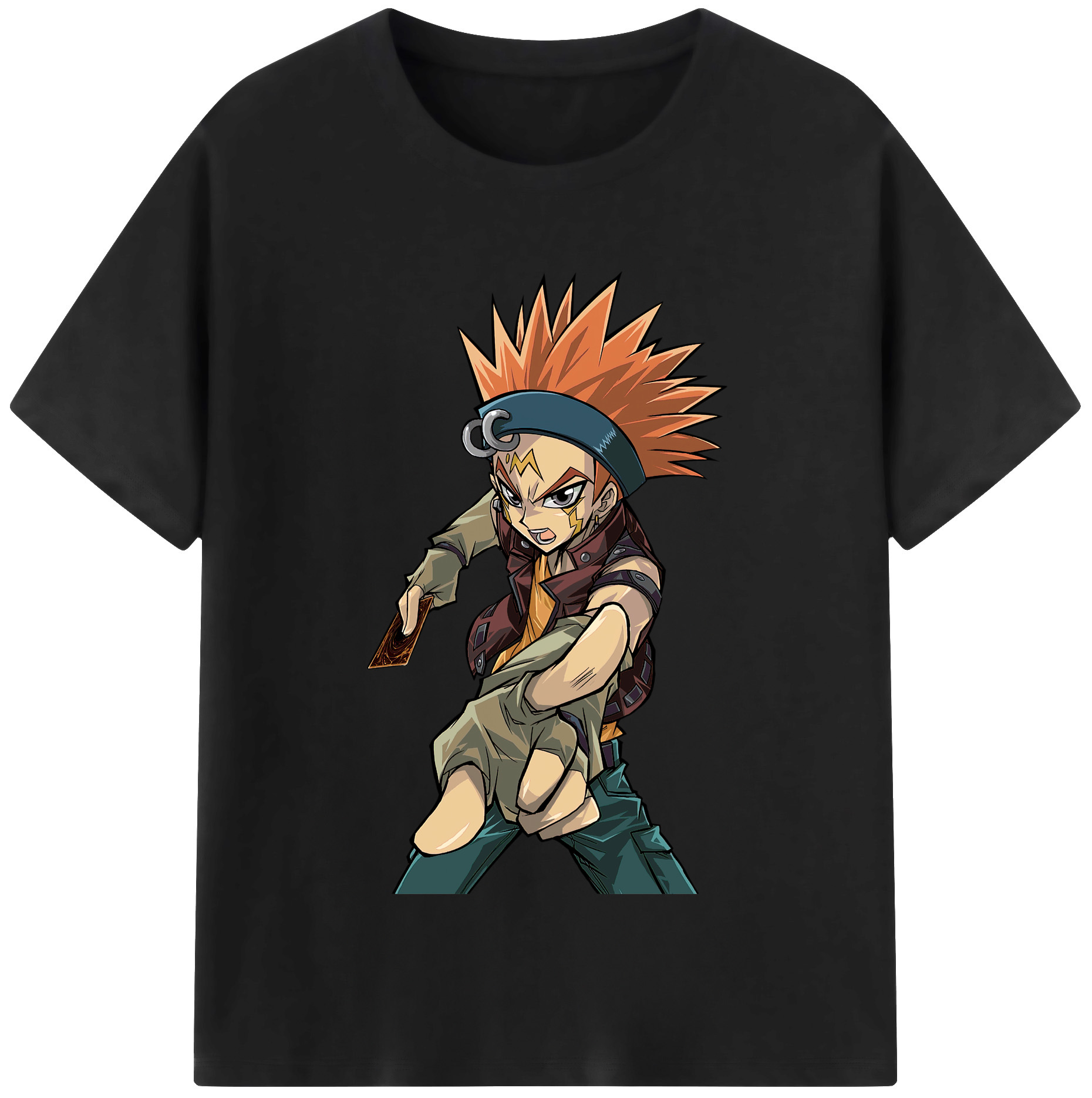 （画像用） 遊☆戯☆王 Yu-Gi-Oh! レディースカジュアルプリントTシャツ（綿100％）